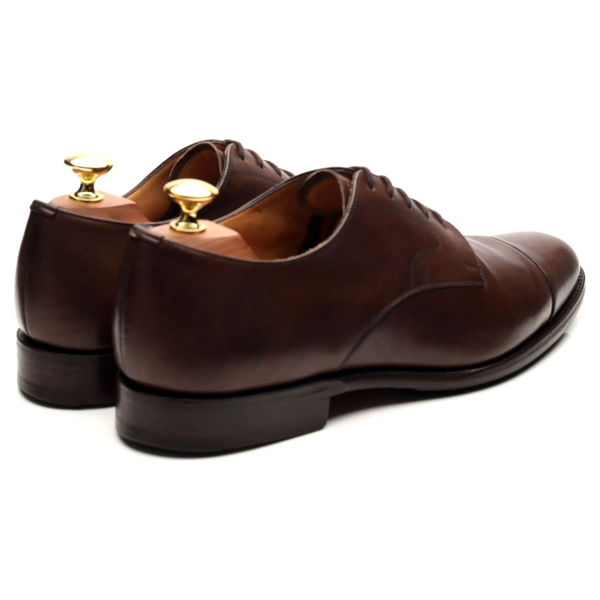 'Manton' Brown Leather Derby UK 8 F