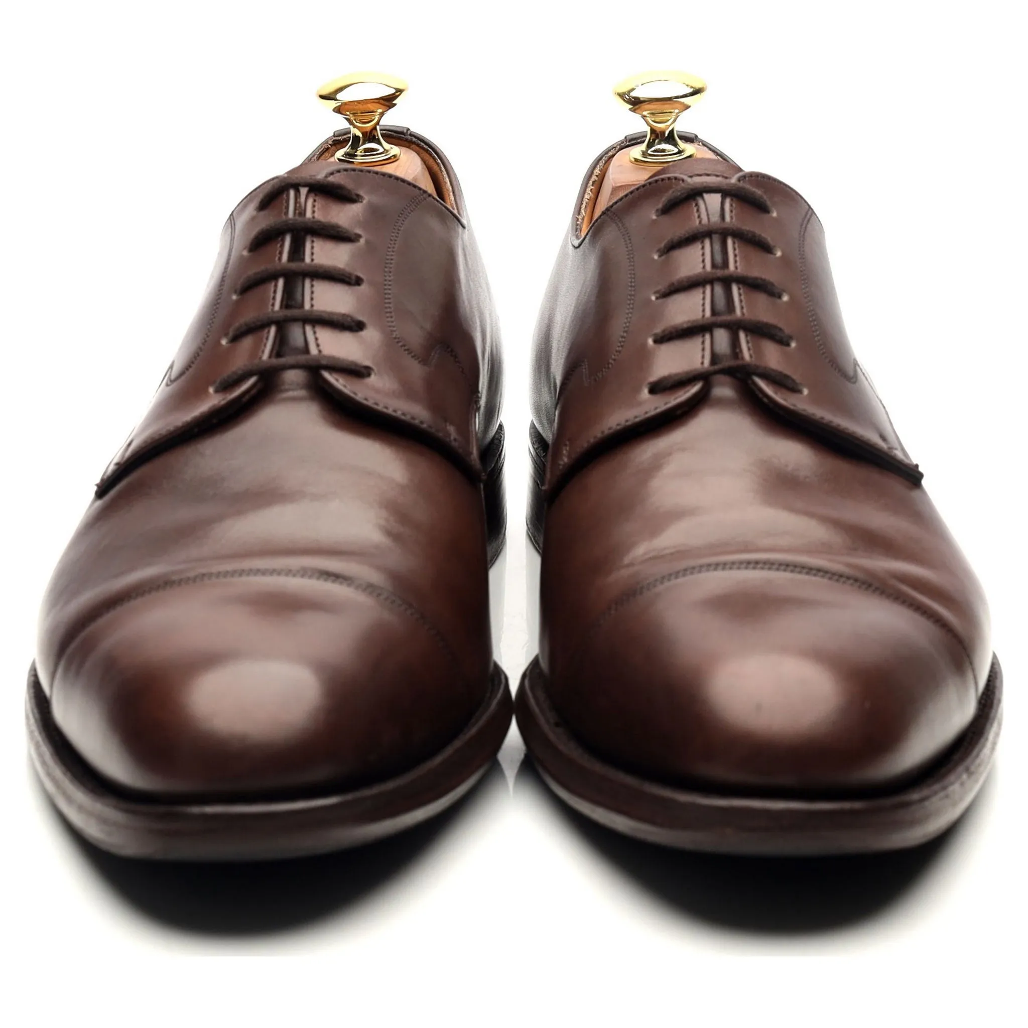 'Manton' Brown Leather Derby UK 8 F