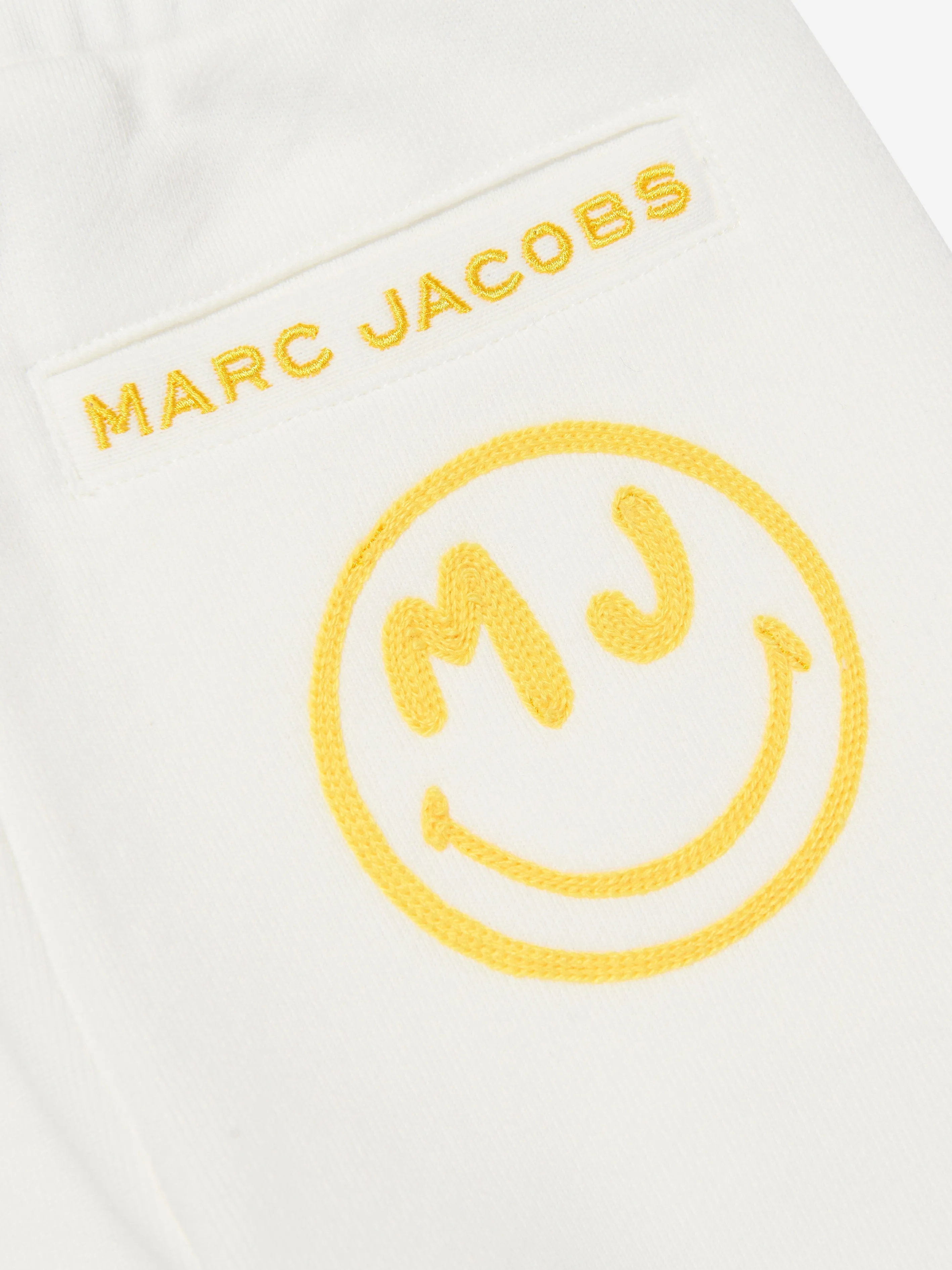 MARC JACOBS Girls Smiley Joggers in Ivory