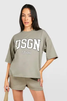 Maternity Dsgn Studio T-shirt And Short Tracksuit