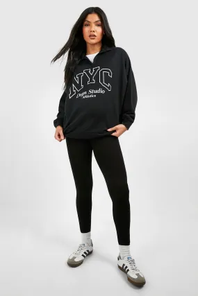 Maternity Nyc Half Zip Legging Tracksuit