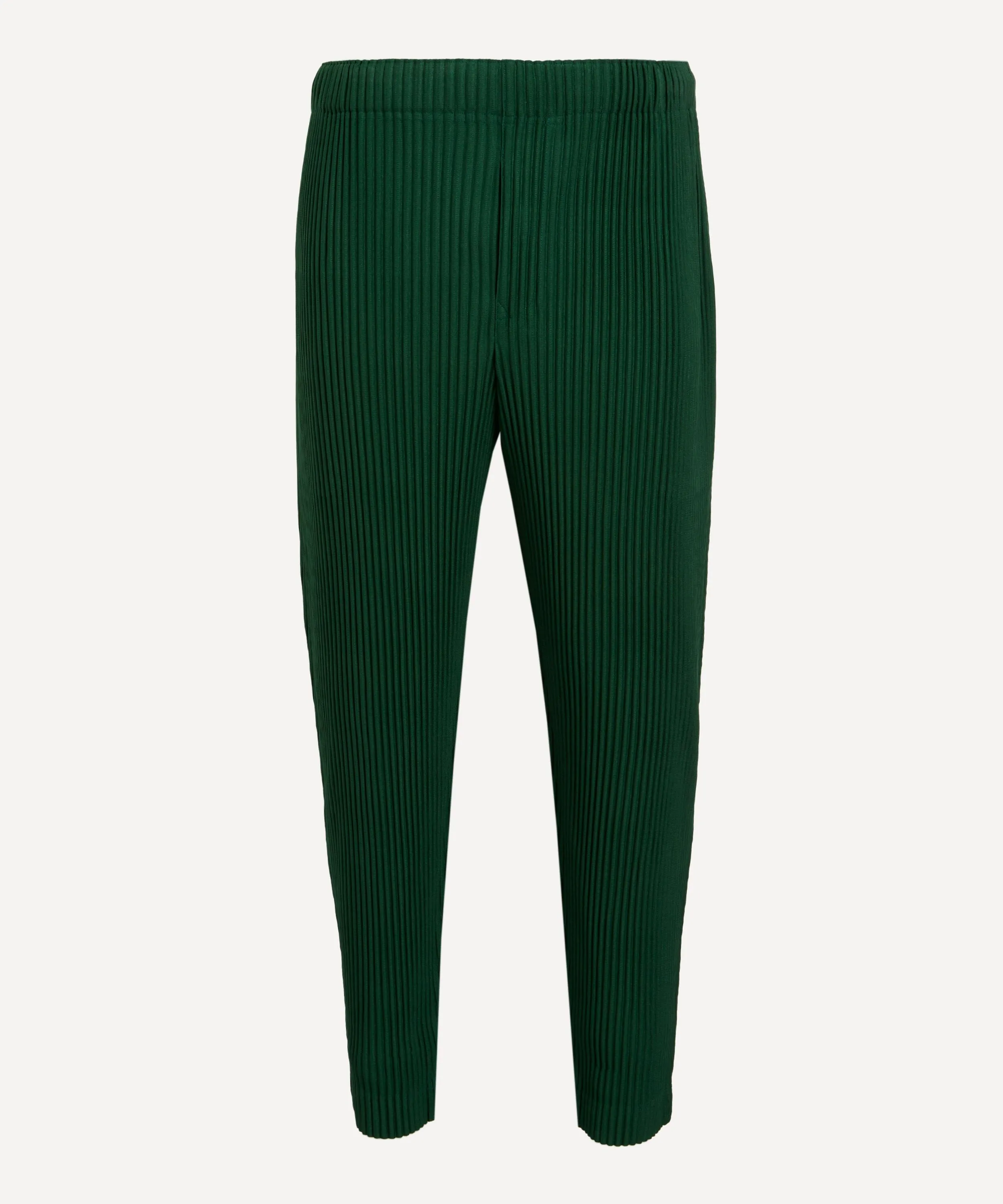 MC AUGUST Seaweed Green Pleated Tapered Trousers