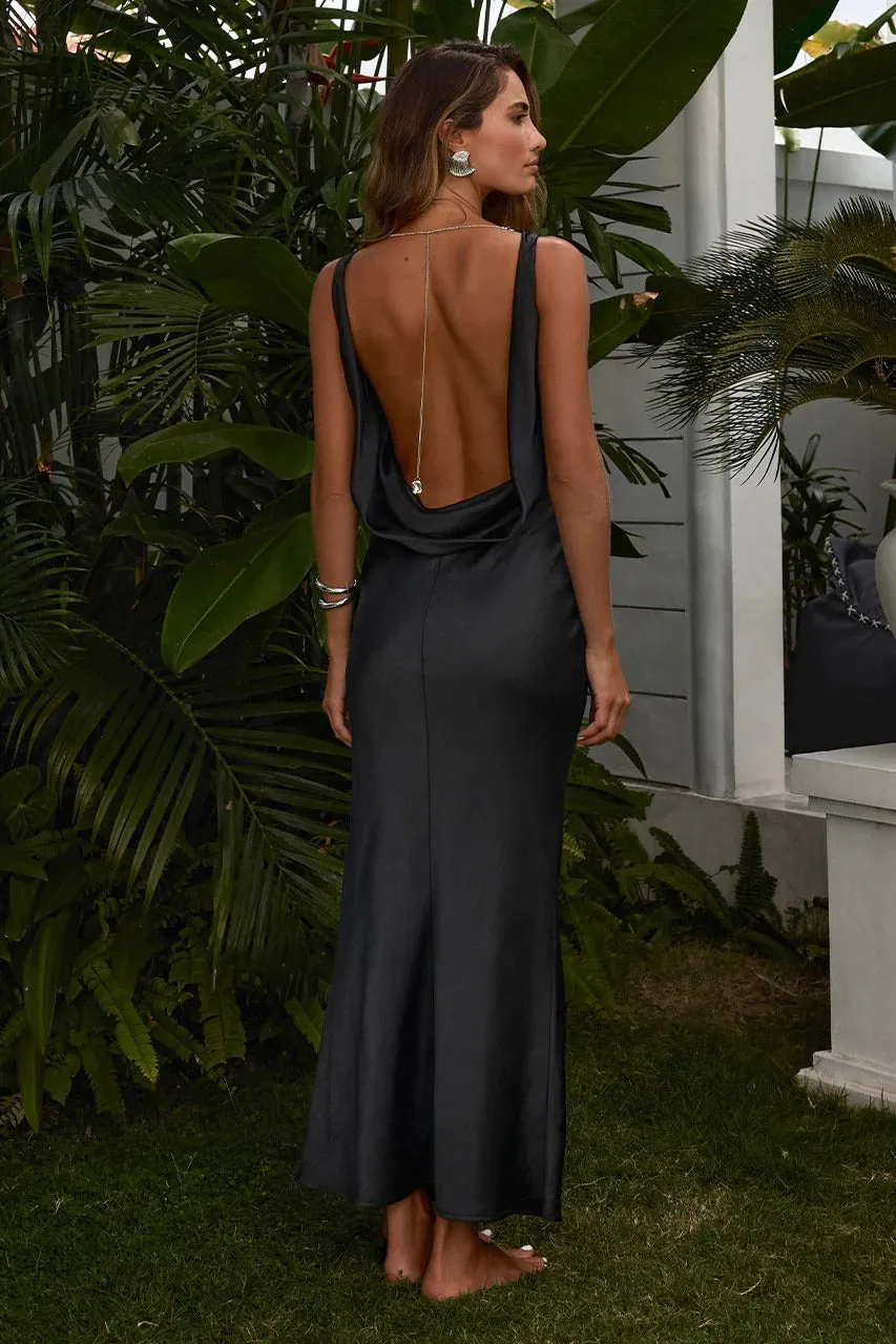 Black Maxi Dress by Menon