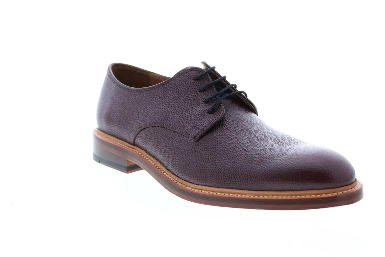 Men's Burgundy Oxfords Plain Toe by Bostonian Somerville Low Tumble