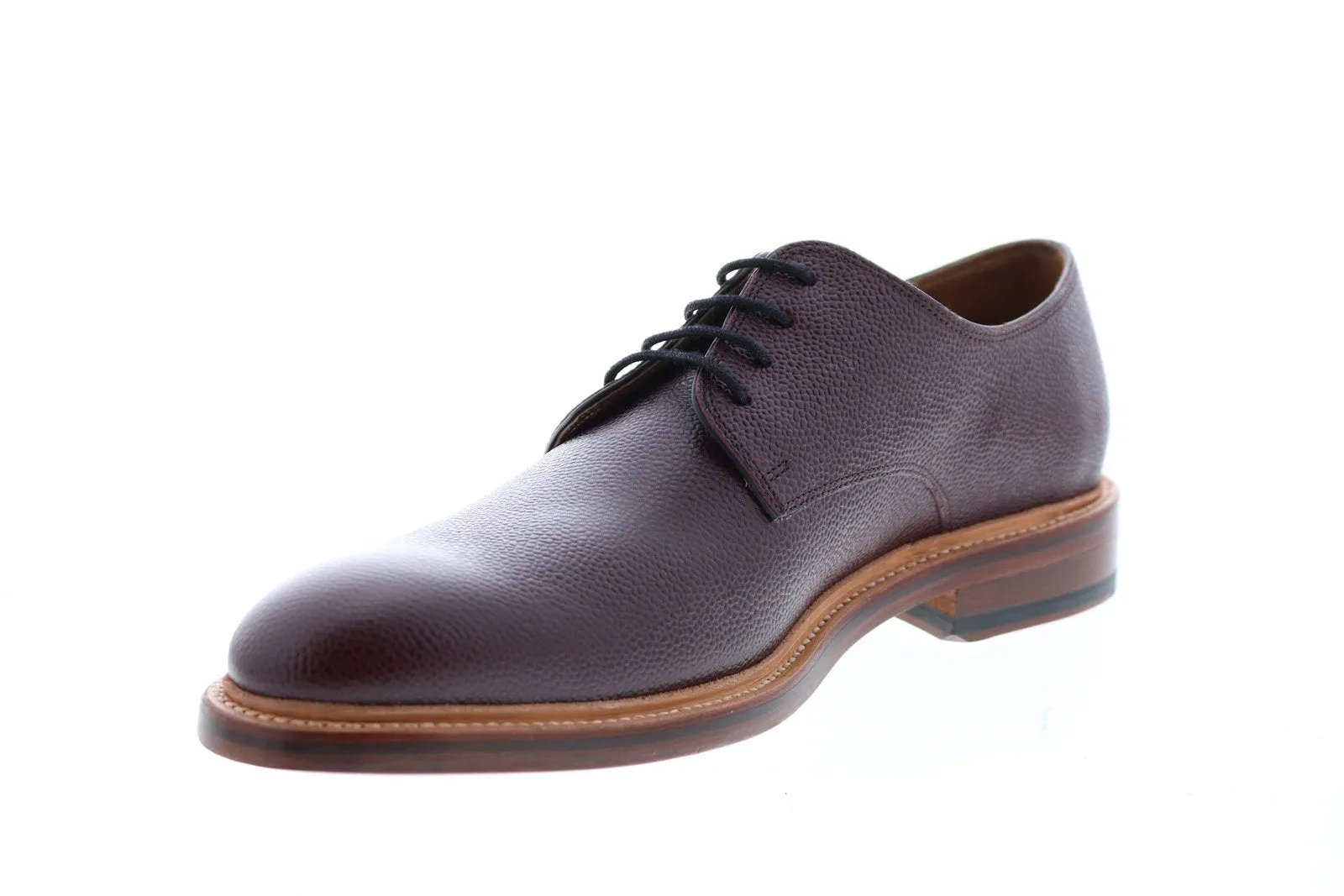 Men's Burgundy Oxfords Plain Toe by Bostonian Somerville Low Tumble