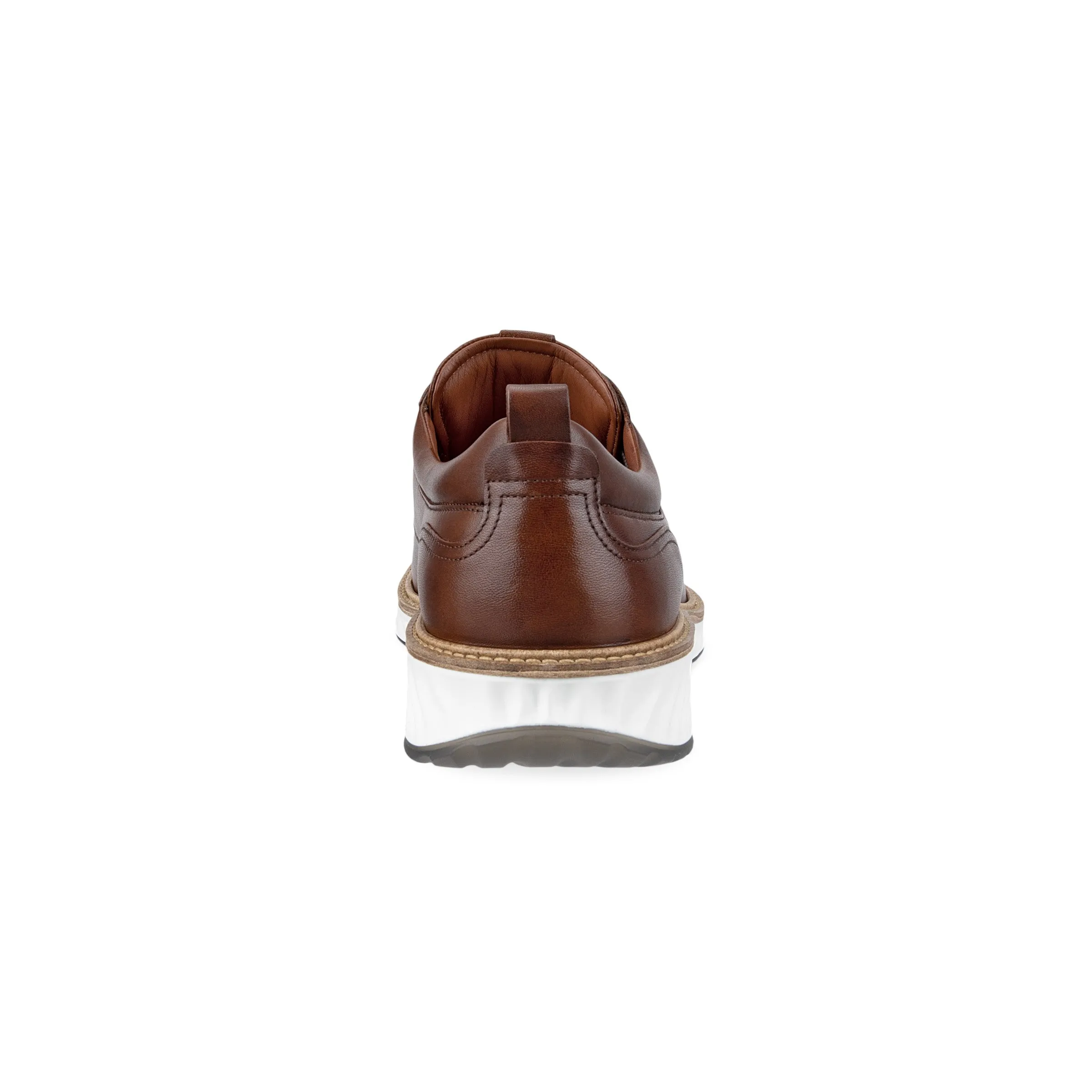 Men's Ecco St.1 Hybrid Derby Shoe Color: Cognac