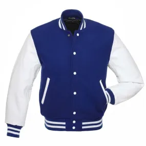 Mens Varsity Baseball, Letterman Jacket Leather Sleeves Vintage Varsity Coat-03