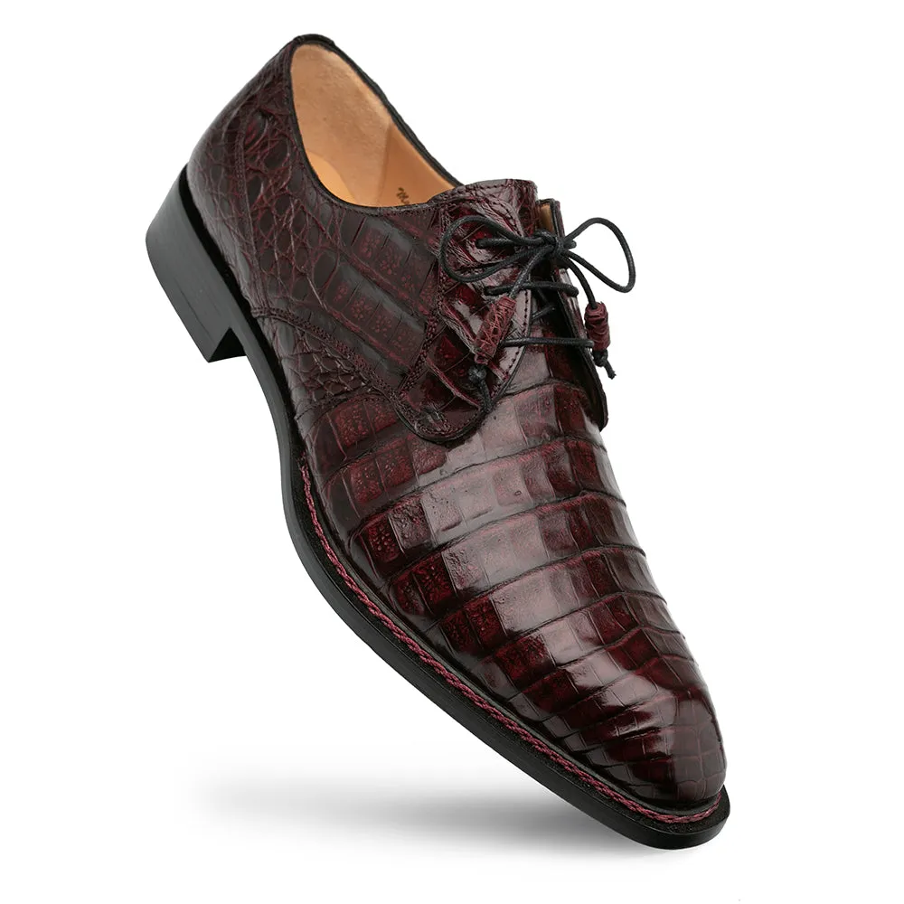 Mezlan Cratos 50070-F Men's Shoes Exotic Crocodile Derby Oxfords (MZ3781)