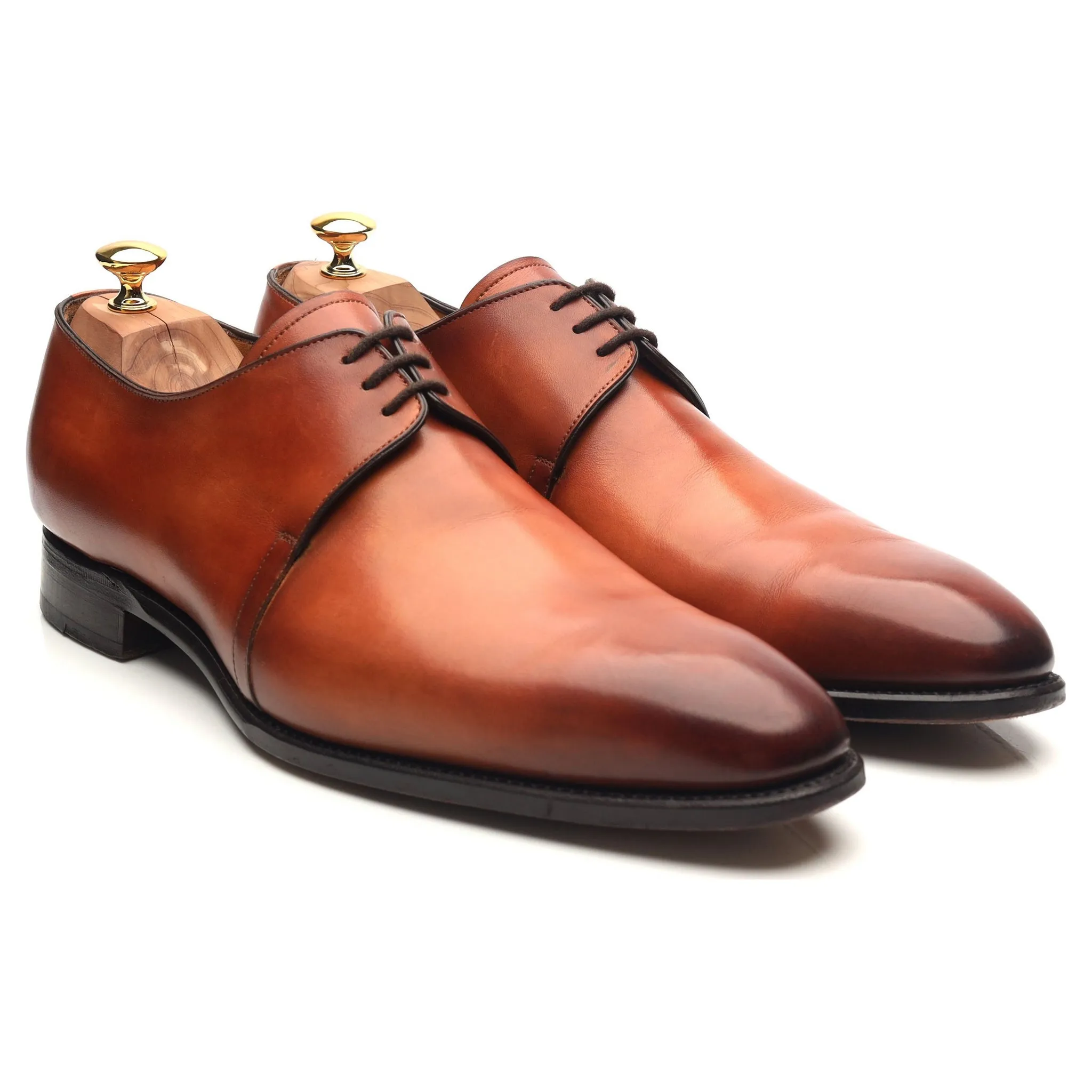 'Michael' Tan Brown Derby UK 12 E