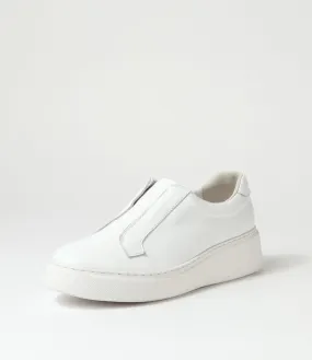 MIDAS Yeera White Leather Sneakers