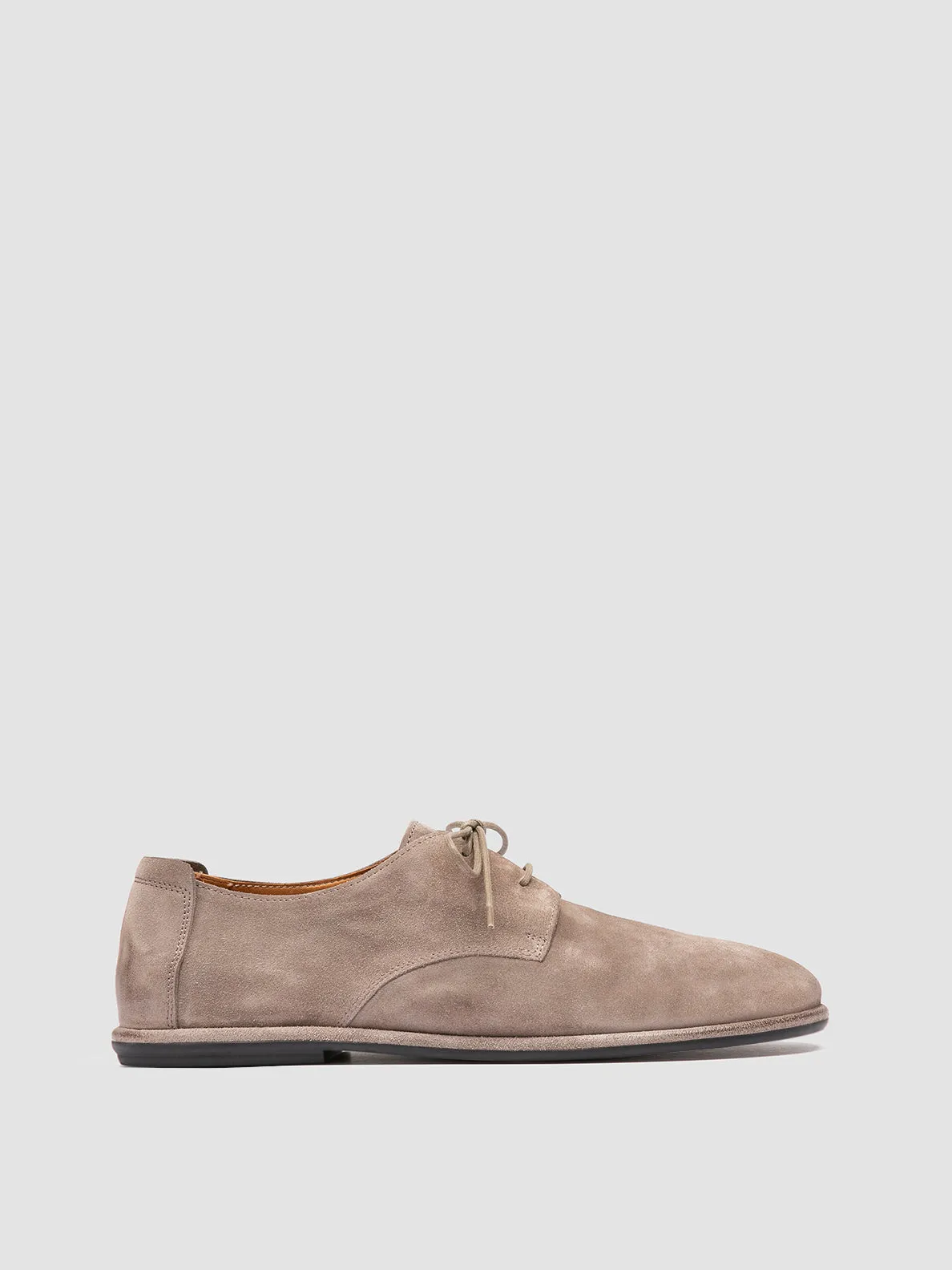 MIENNE 003 - Grey Suede Derby Shoes