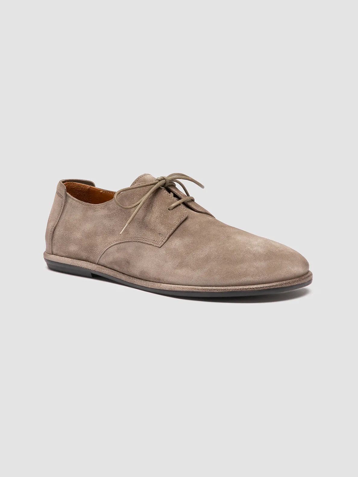 MIENNE 003 - Grey Suede Derby Shoes