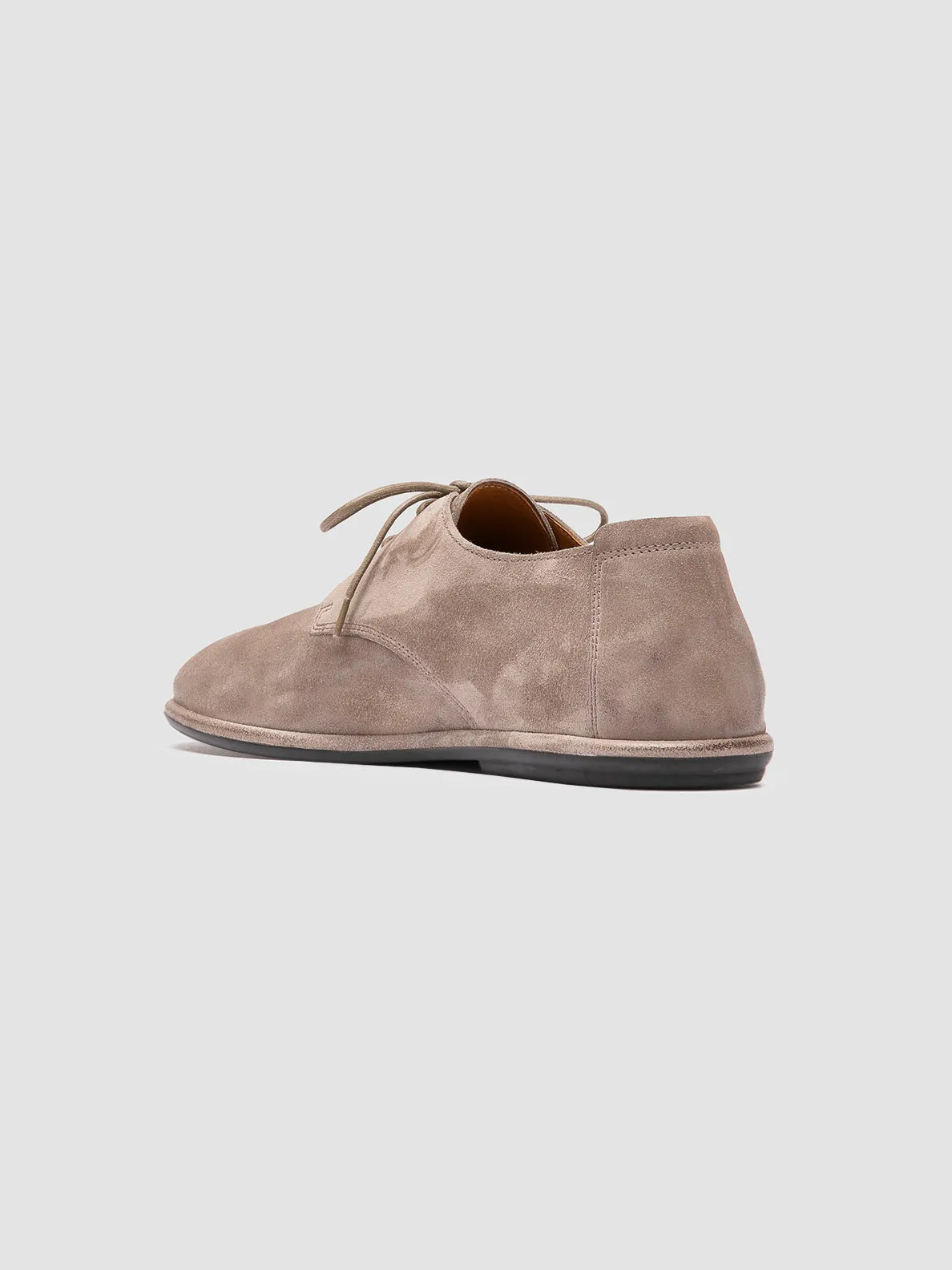 MIENNE 003 - Grey Suede Derby Shoes