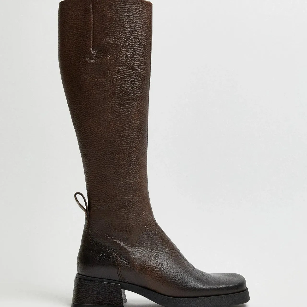 MIISTA BRUNILHDA BROWN TALL BOOTS