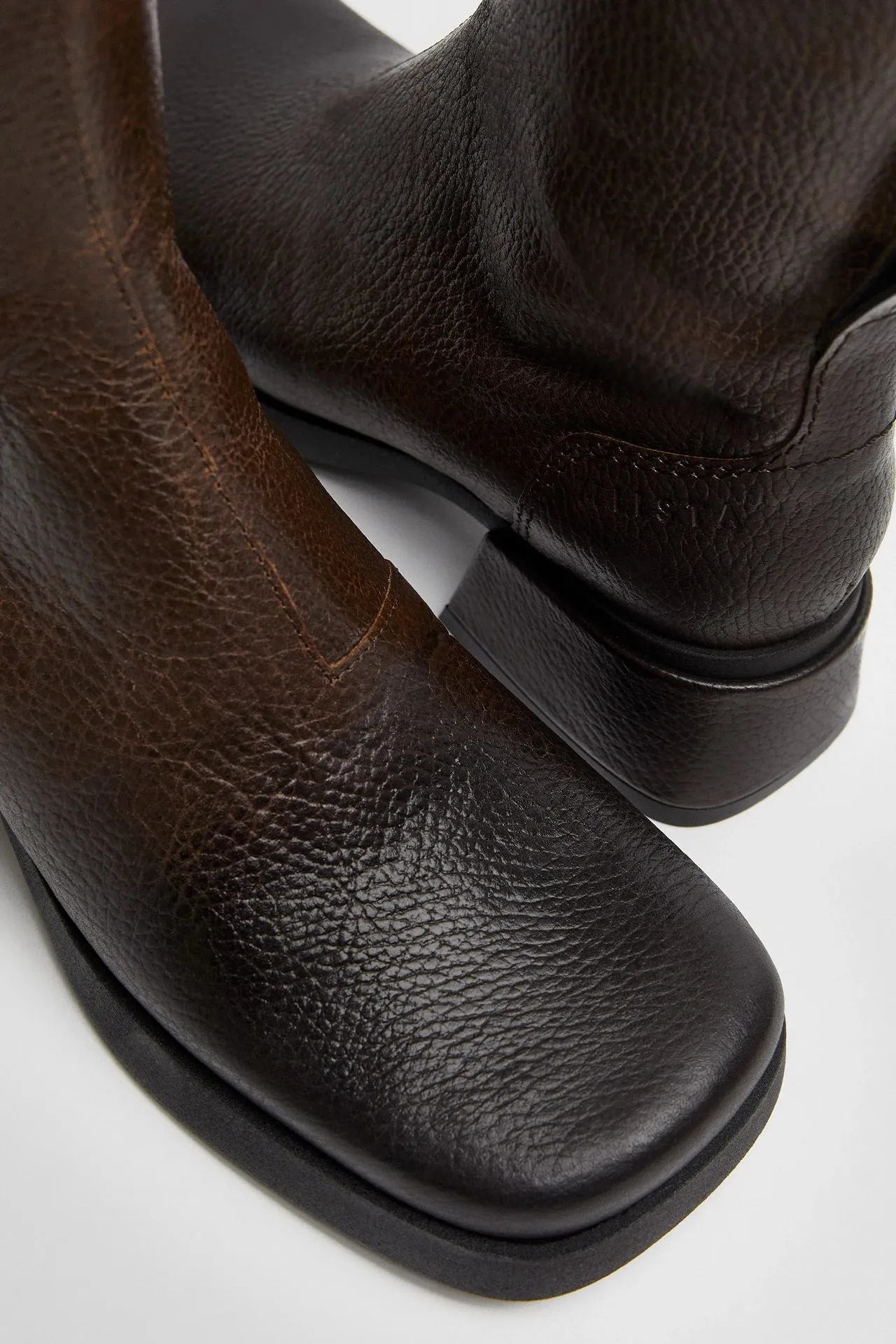 MIISTA BRUNILHDA BROWN TALL BOOTS