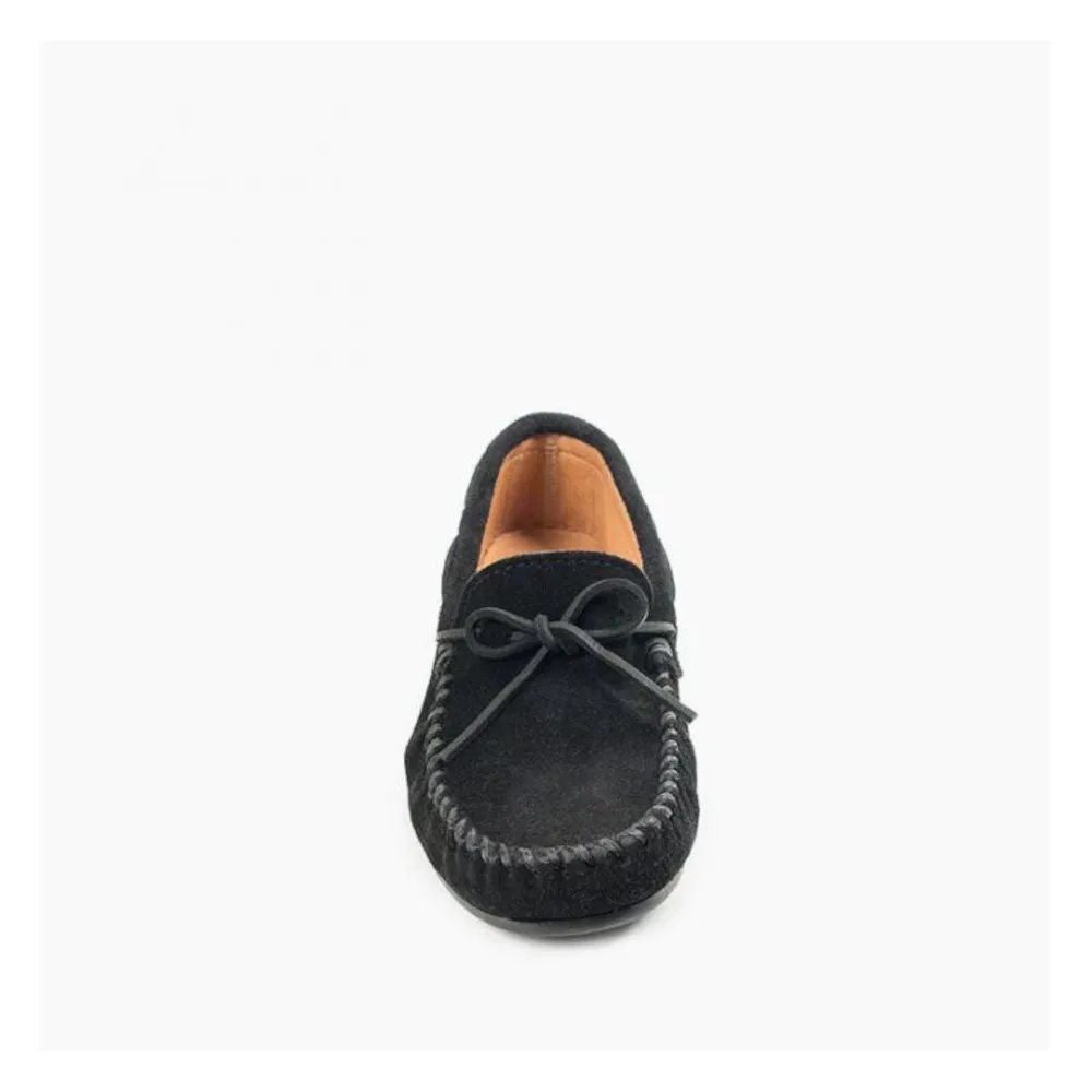 Classic Black Men's Moccasins