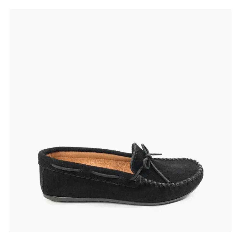 Classic Black Men's Moccasins