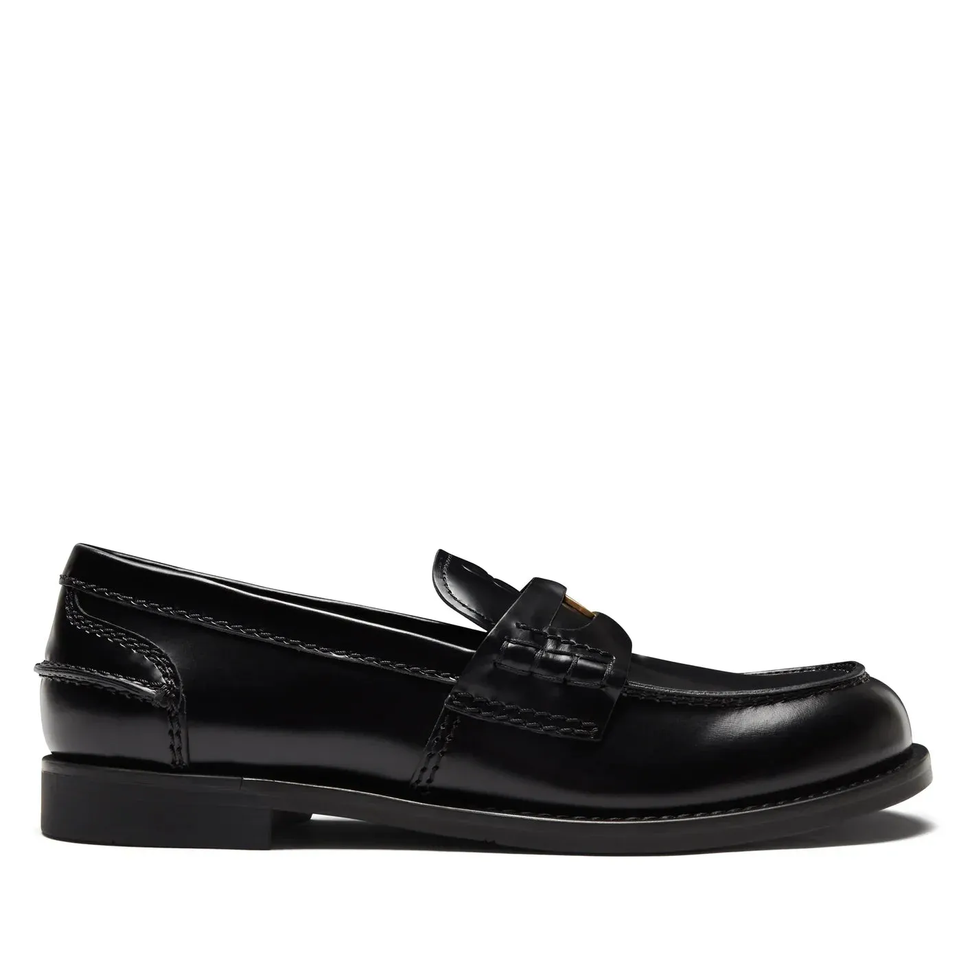 MIU MIU Women’s Black Moccasins