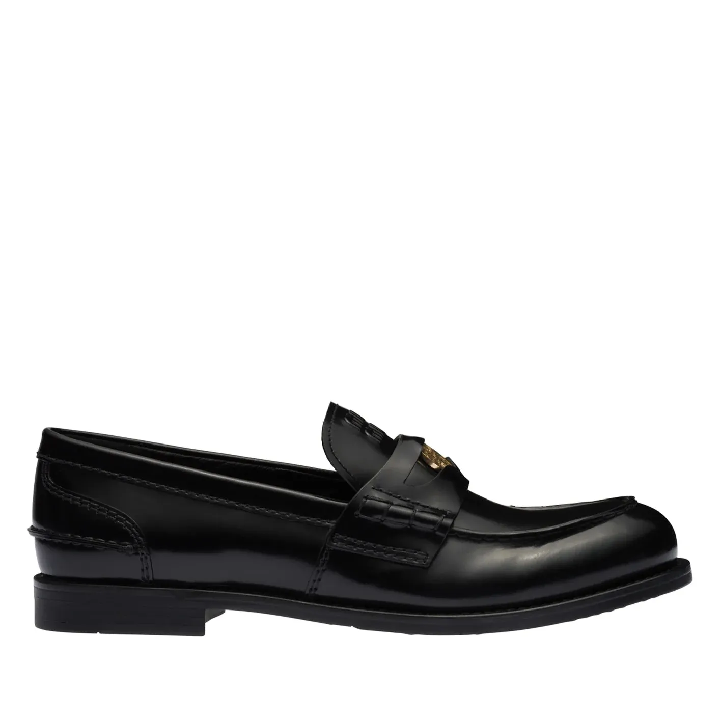 MIU MIU Women’s Black Moccasins