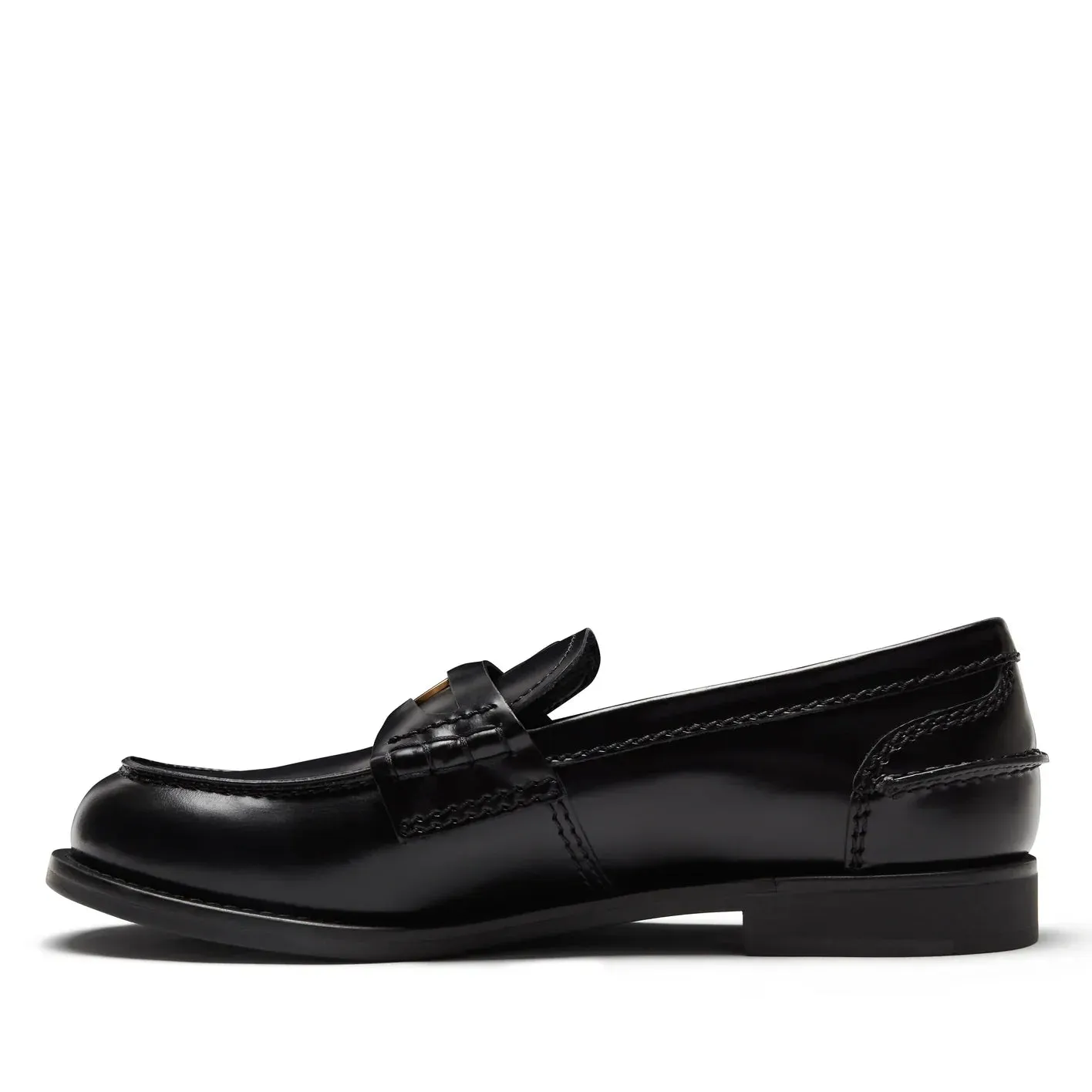 MIU MIU Women’s Black Moccasins