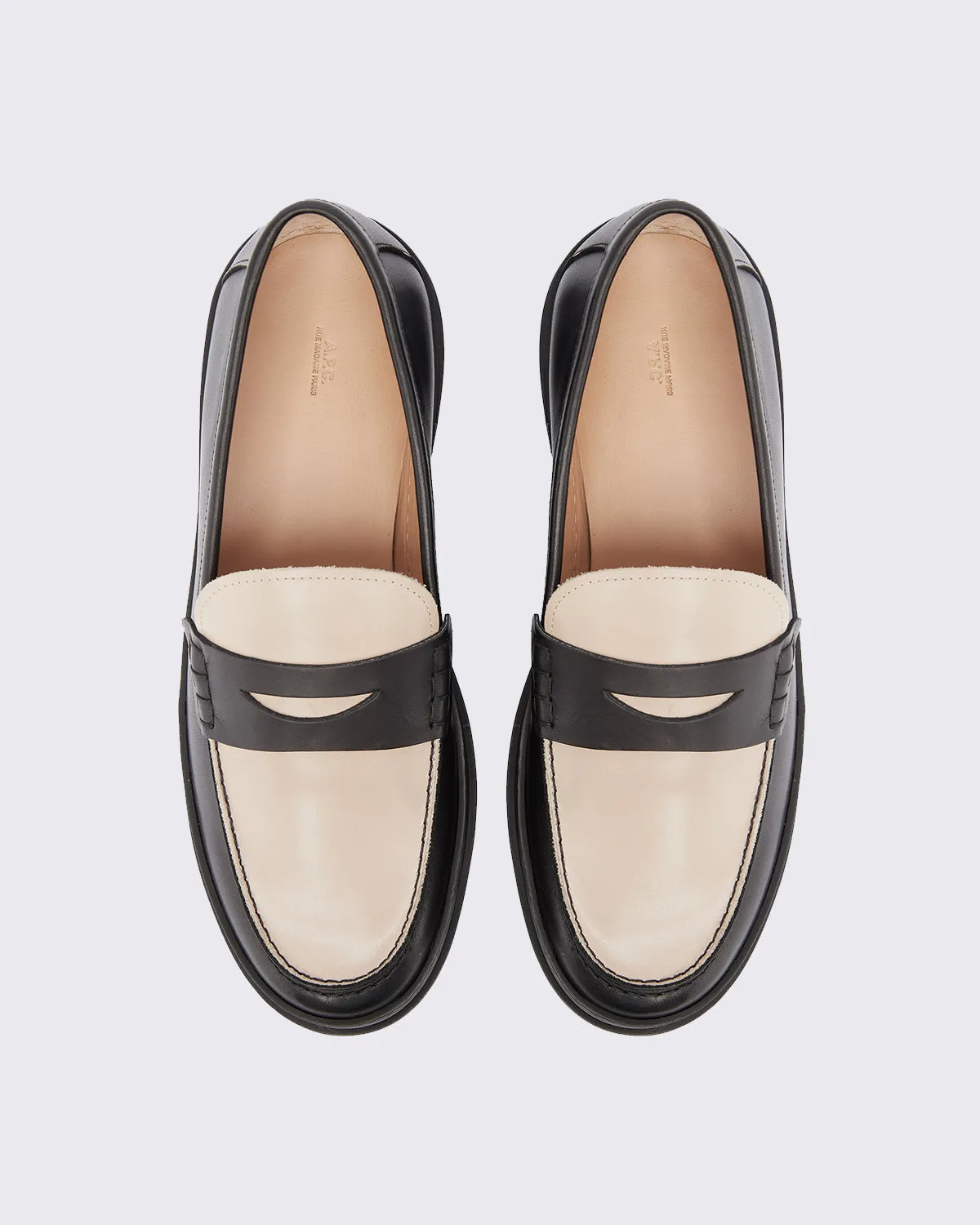 Clem 2.0 Moccasins Black Beige