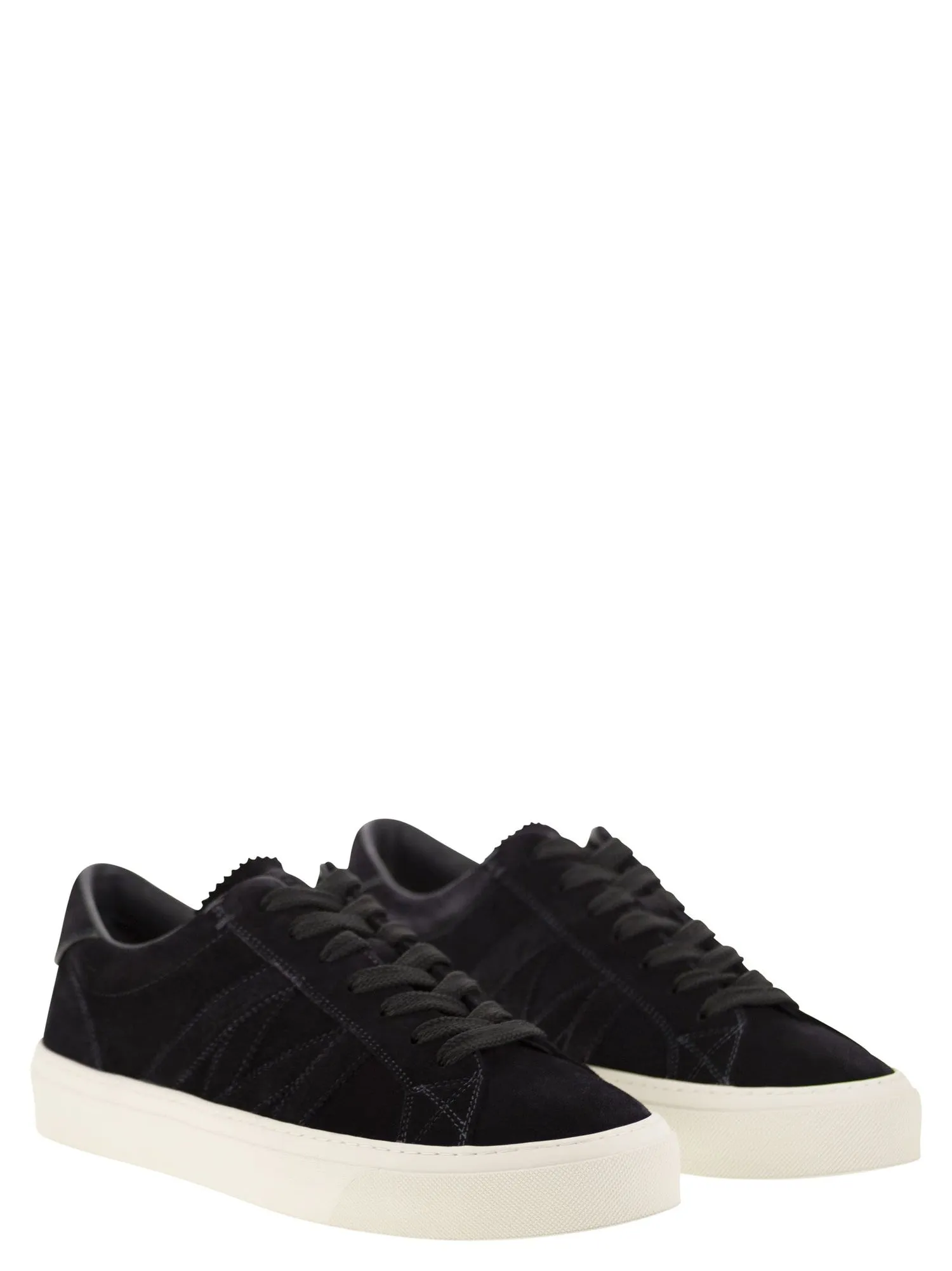 Moncler    Moncler Monaco2 Suede Trainers