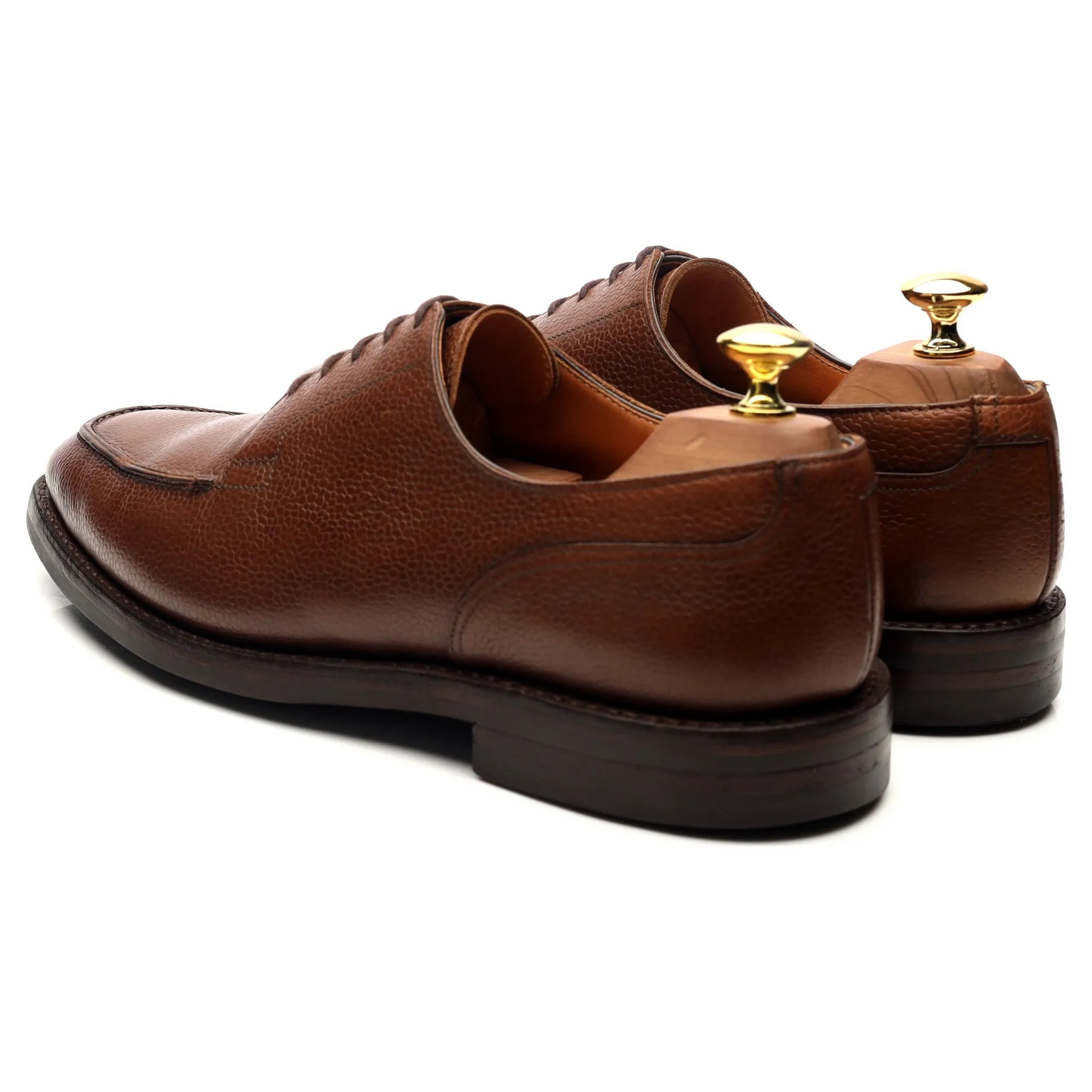 'Montagu' Brown Leather Split Toe Derby UK 8.5 E