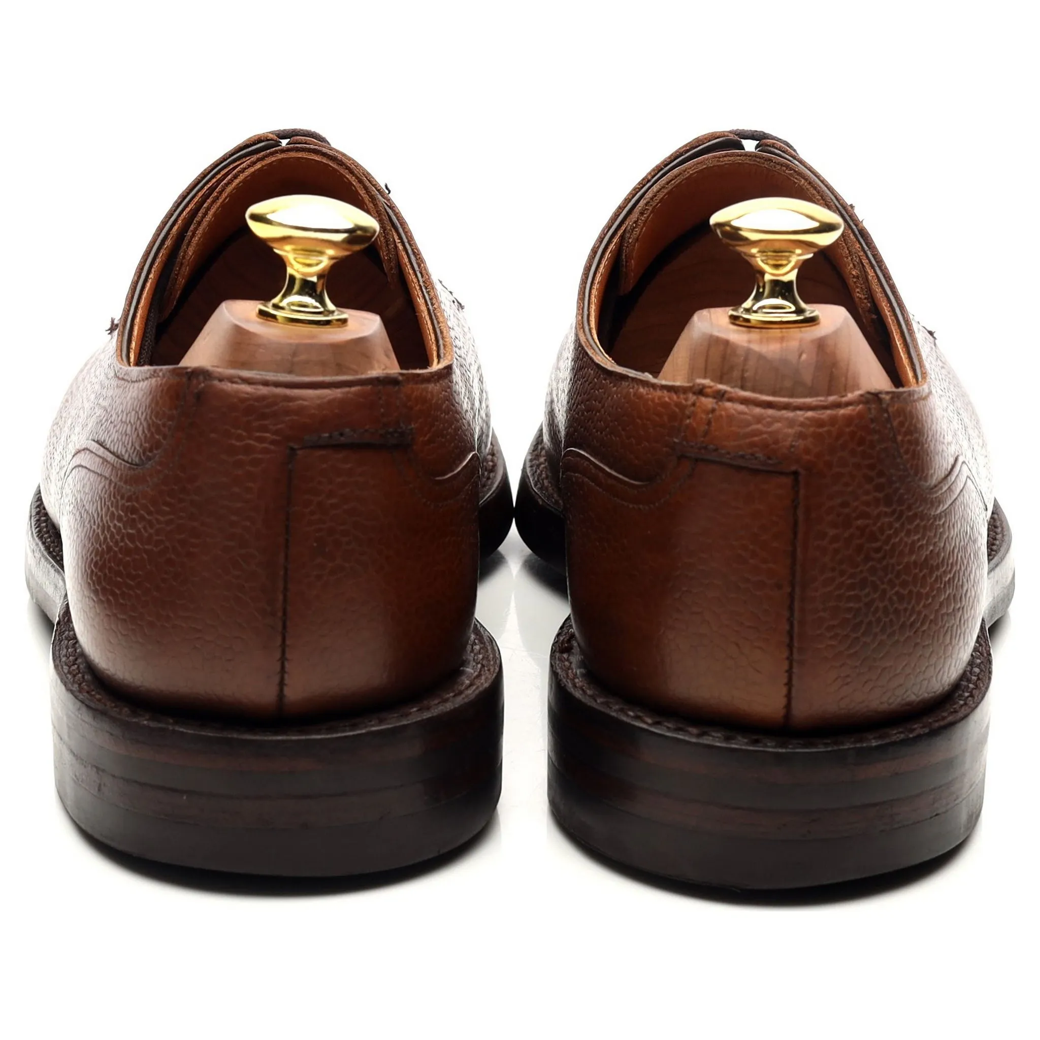 'Montagu' Brown Leather Split Toe Derby UK 8.5 E