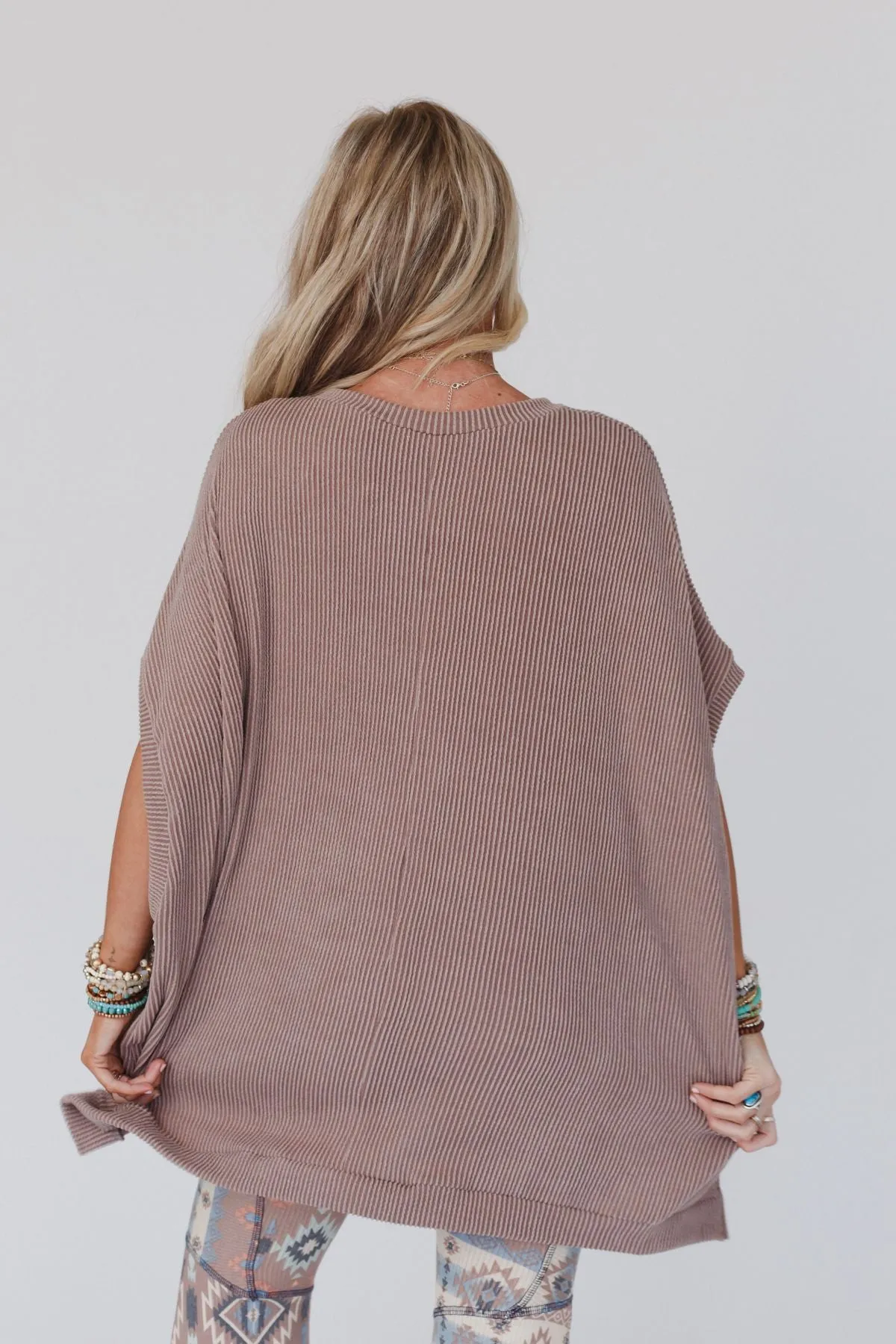 Acorn Knit Top with Moon Glow Texture