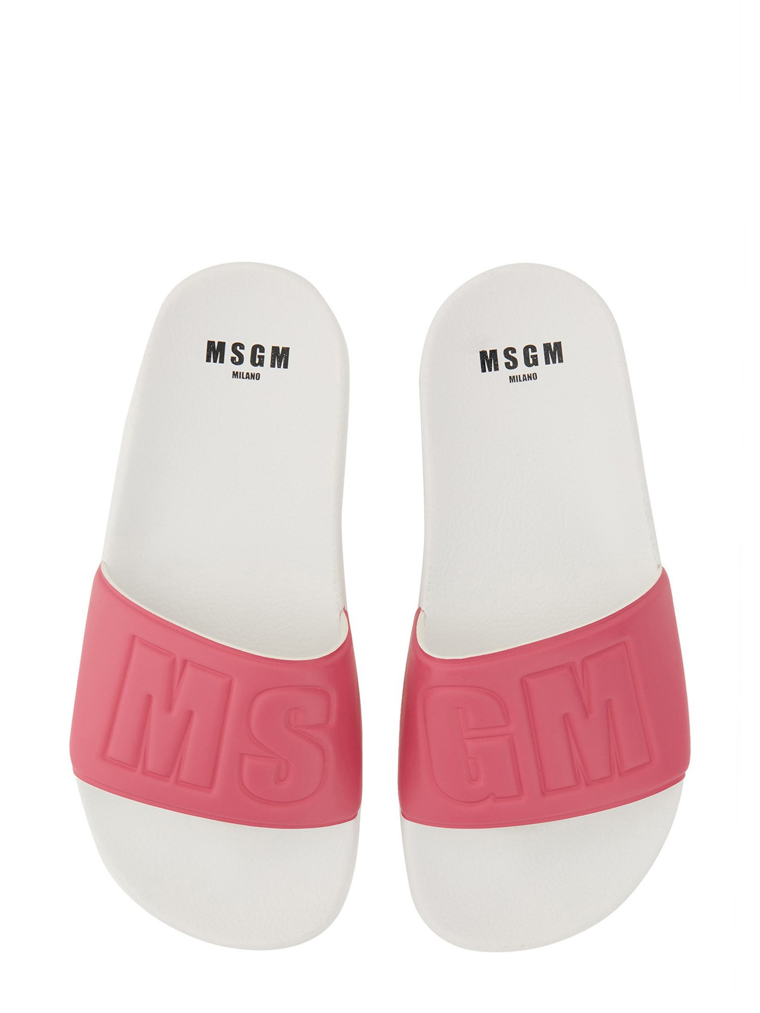 MSGM    SLIDE SANDAL WITH LOGO