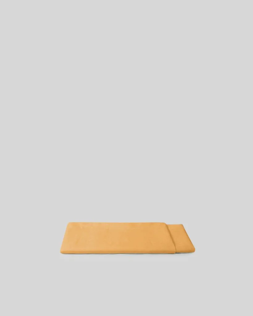 Mustard Marcel Linen Flat Sheet