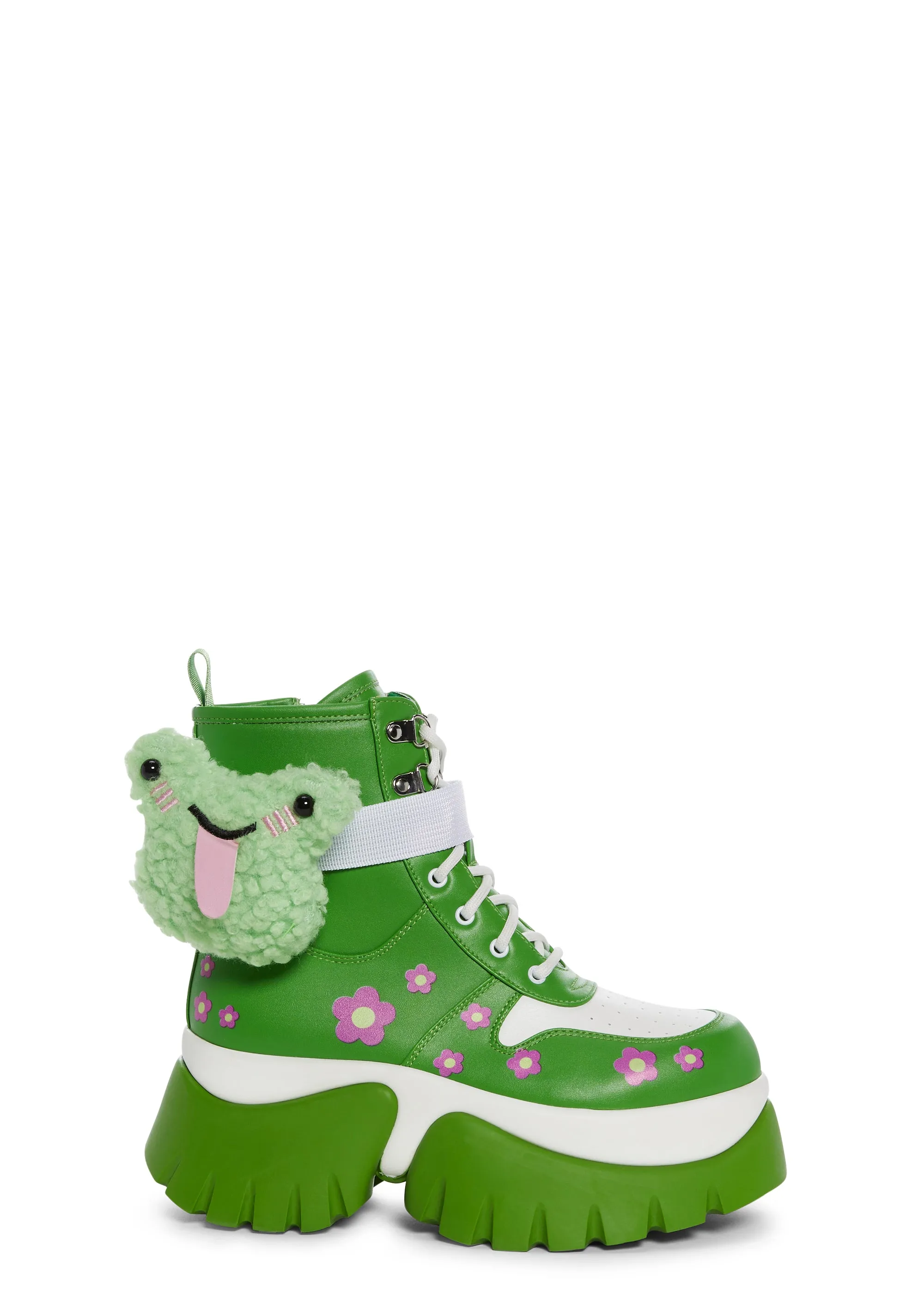 My Tongue Is Sticky Platform Sneakers-