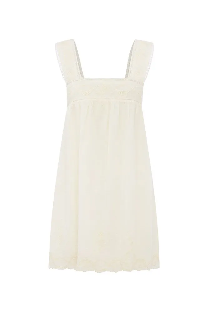 CREAM MYLAH MINI DRESS