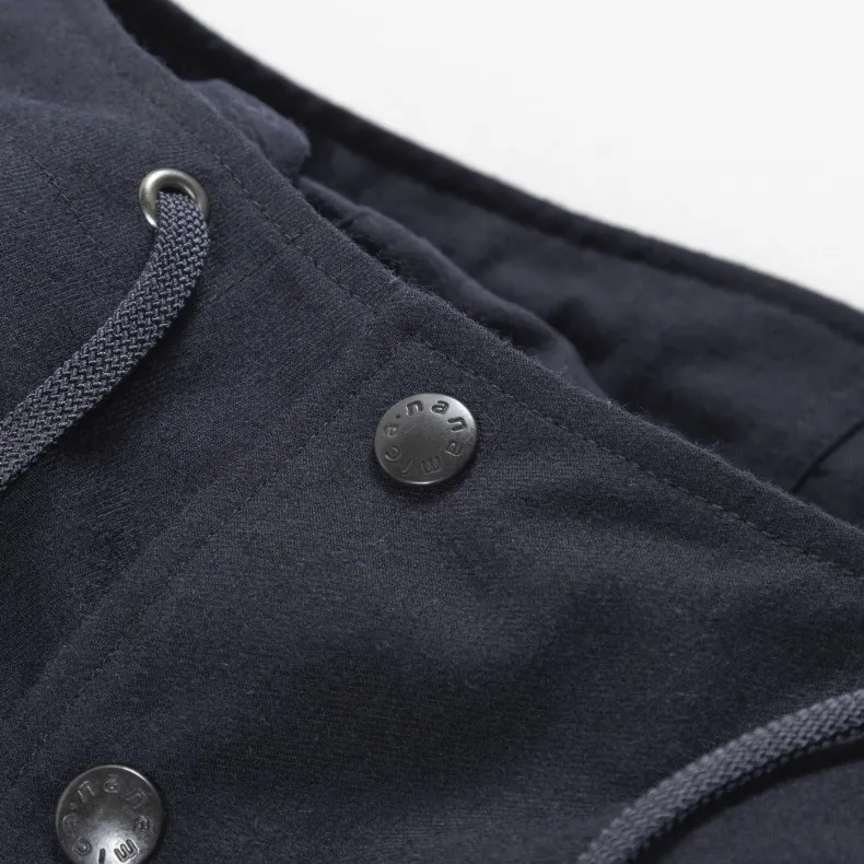 Navy GORE-TEX Wool Shell Coat by nanamica