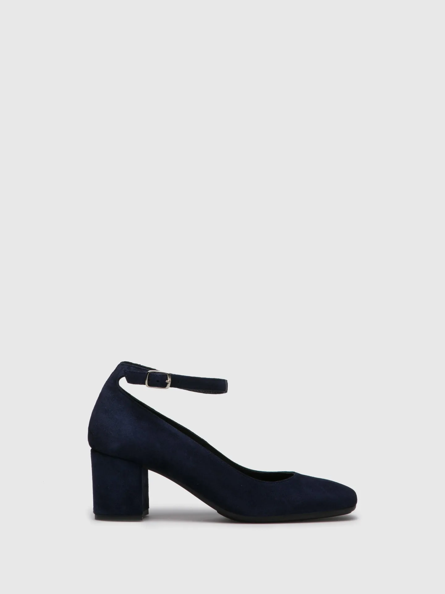 Navy Ankle Strap Shoes