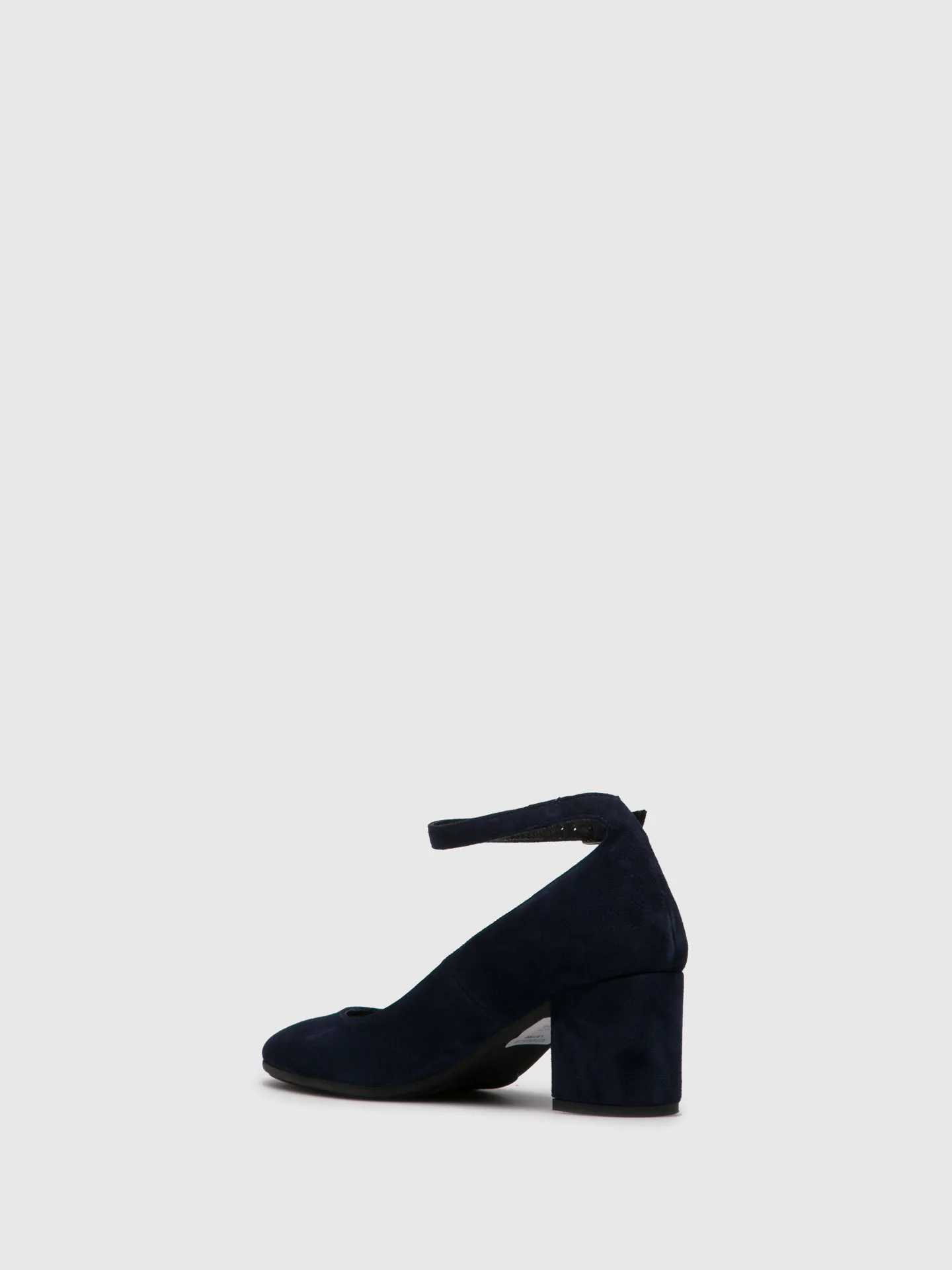 Navy Ankle Strap Shoes