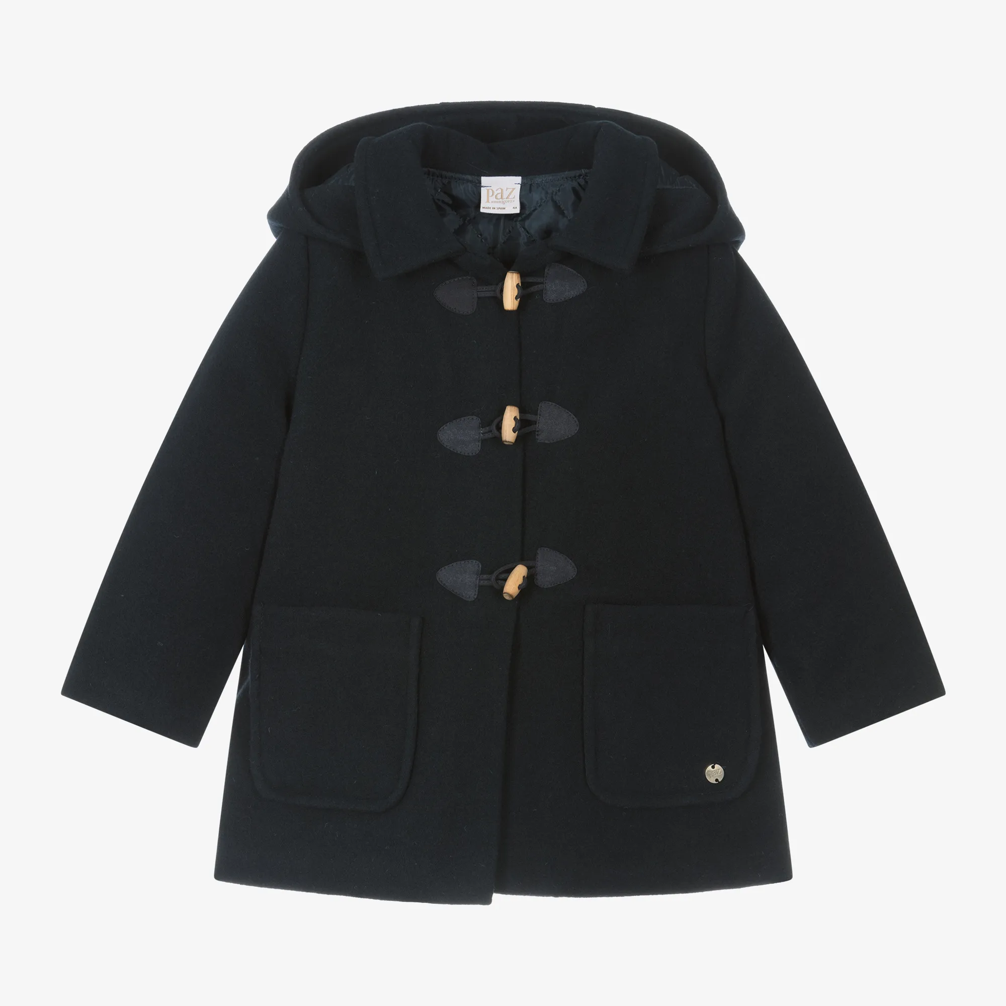 Navy Blue Boys Duffle Coat