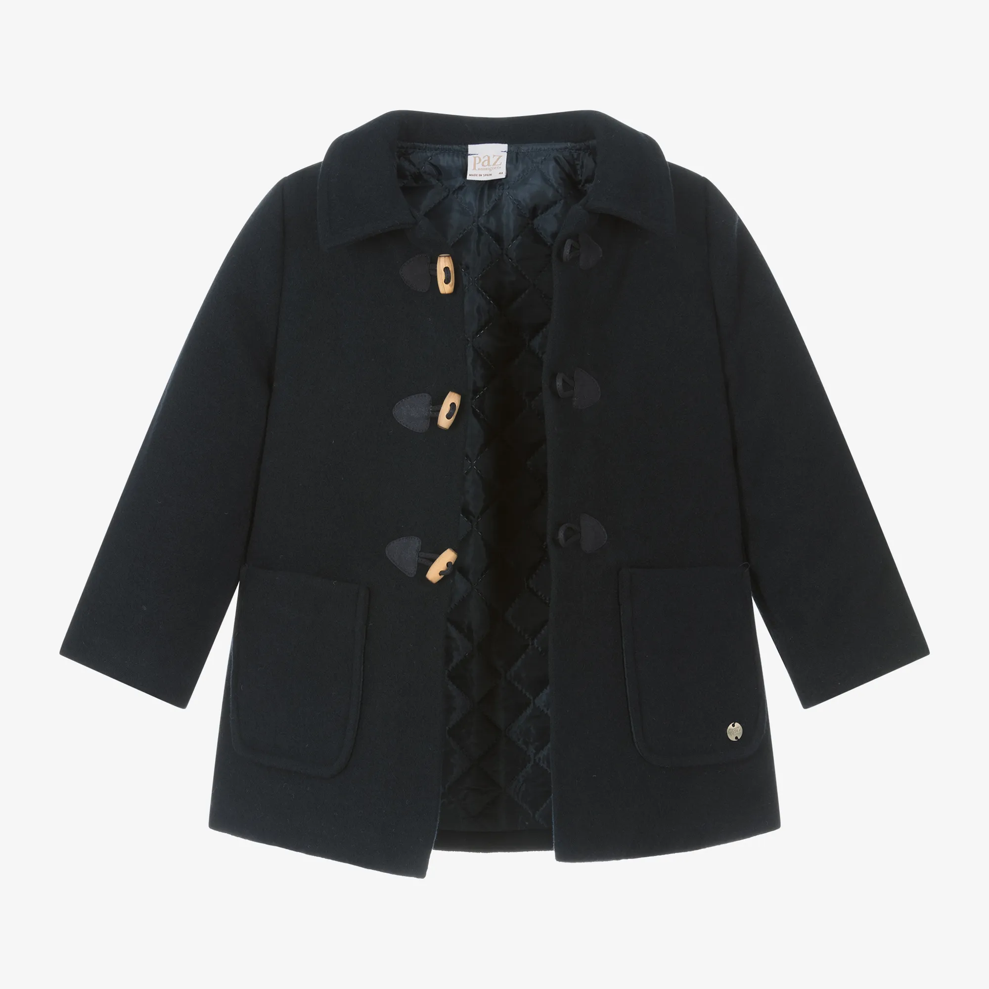 Navy Blue Boys Duffle Coat