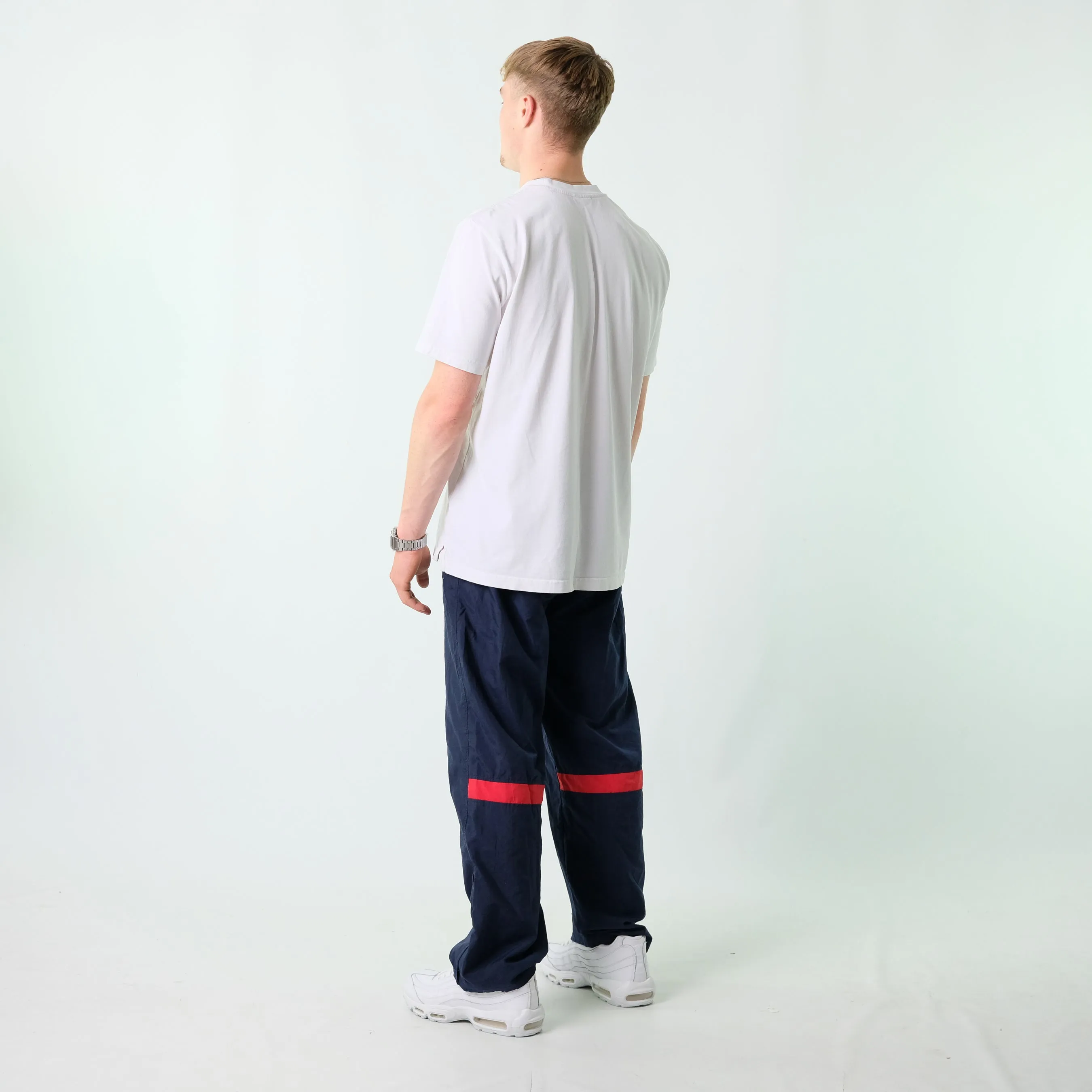 Navy Blue y2ks Nike Tracksuit Bottoms  Baggy Pants (32x30)