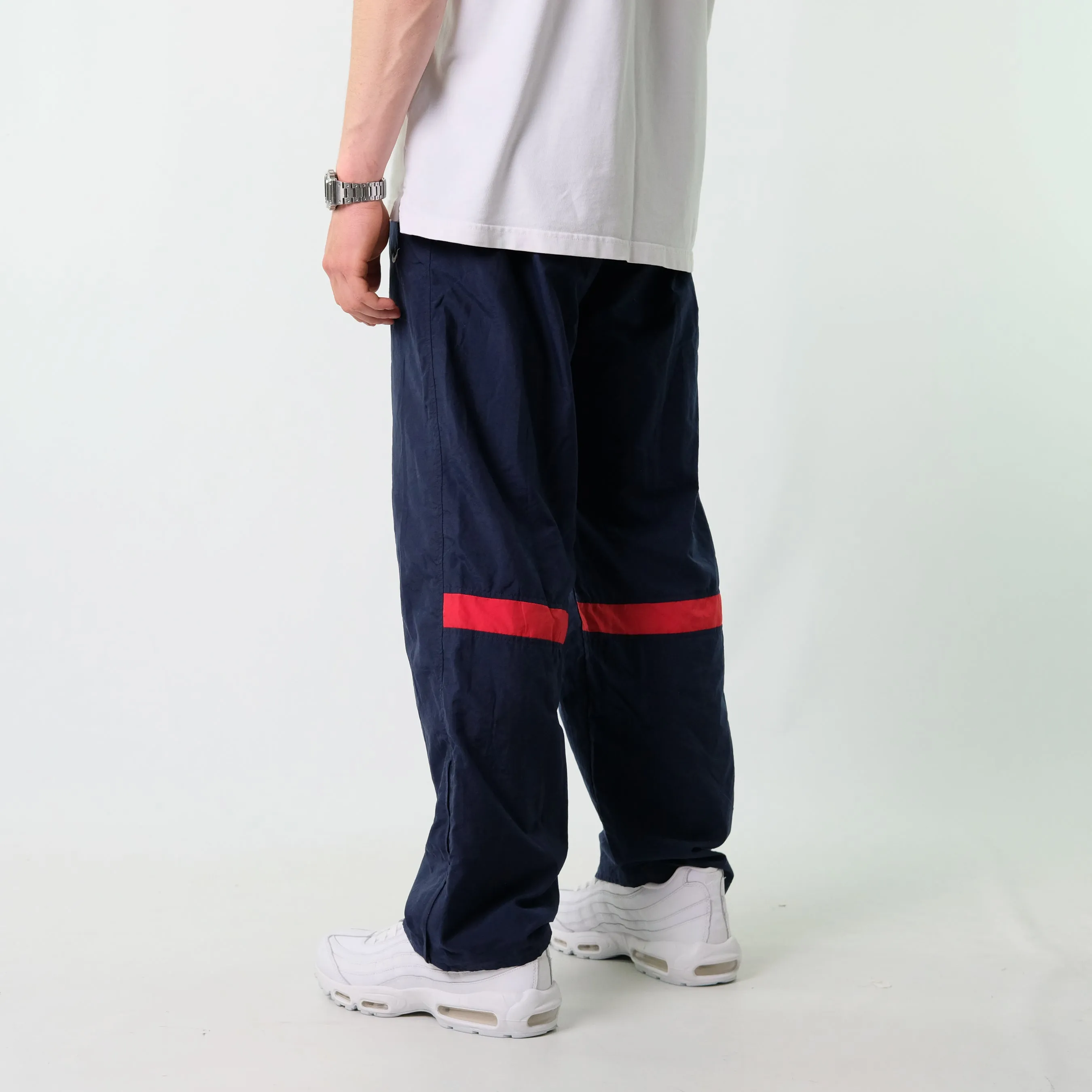 Navy Blue y2ks Nike Tracksuit Bottoms  Baggy Pants (32x30)