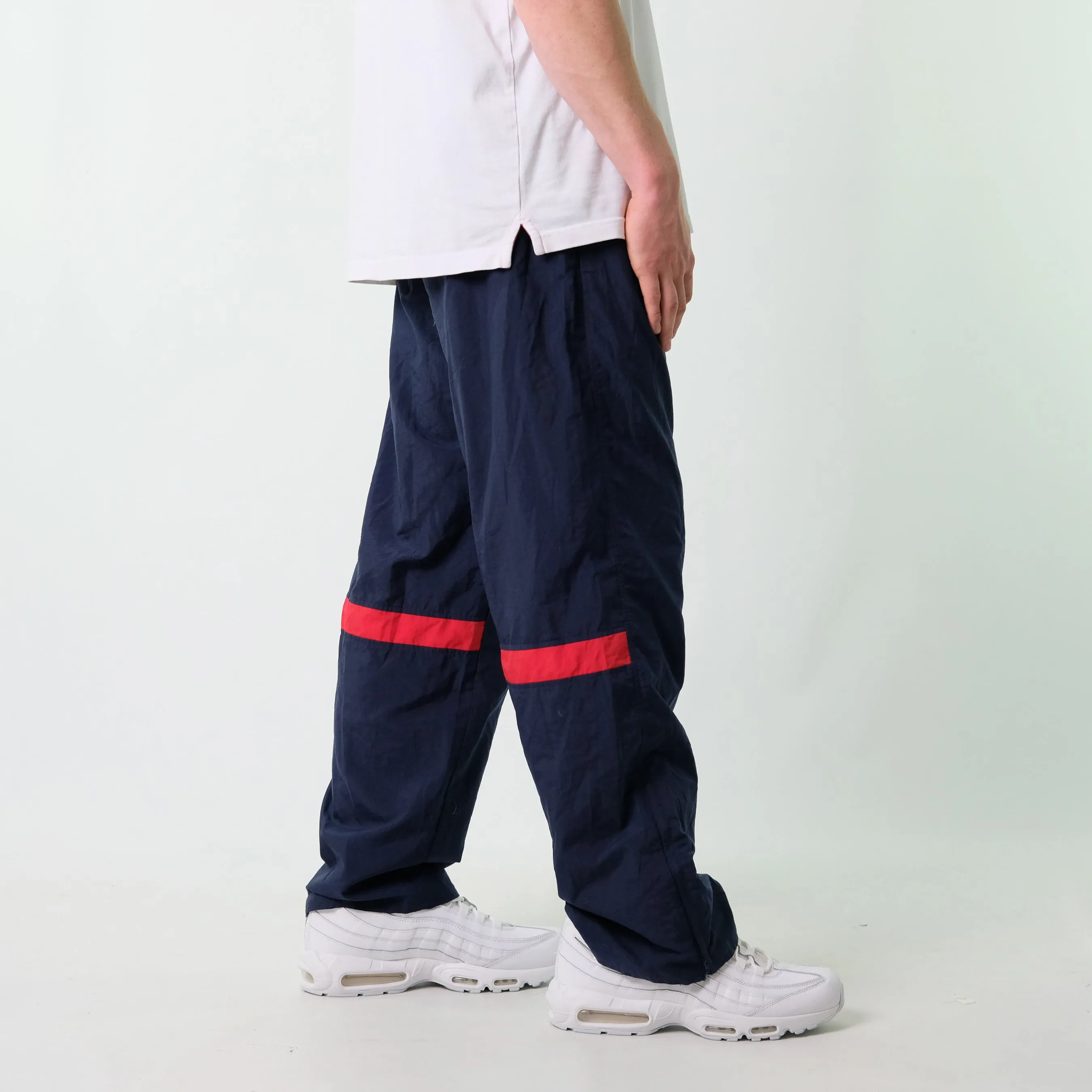 Navy Blue y2ks Nike Tracksuit Bottoms  Baggy Pants (32x30)