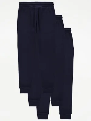 Navy Joggers 3 Pack | Kids | George at ASDA