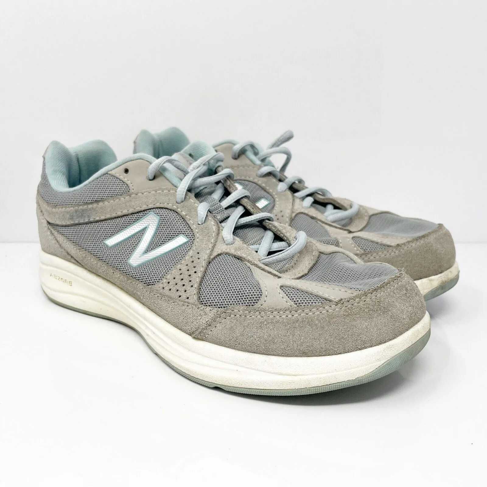 New Balance Womens 877 WW877SB Gray Casual Shoes Sneakers Size 8.5 D