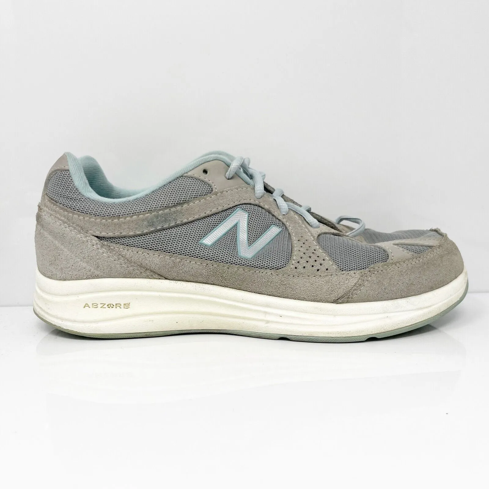 New Balance Womens 877 WW877SB Gray Casual Shoes Sneakers Size 8.5 D