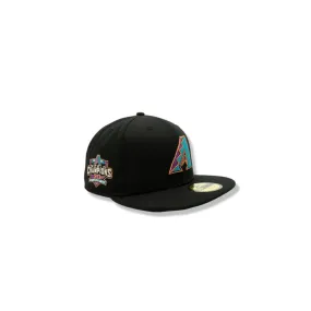 New Era Mens MLB Arizona Diamondbacks Metallic Thread Logo 59Fifty Fitted Hat