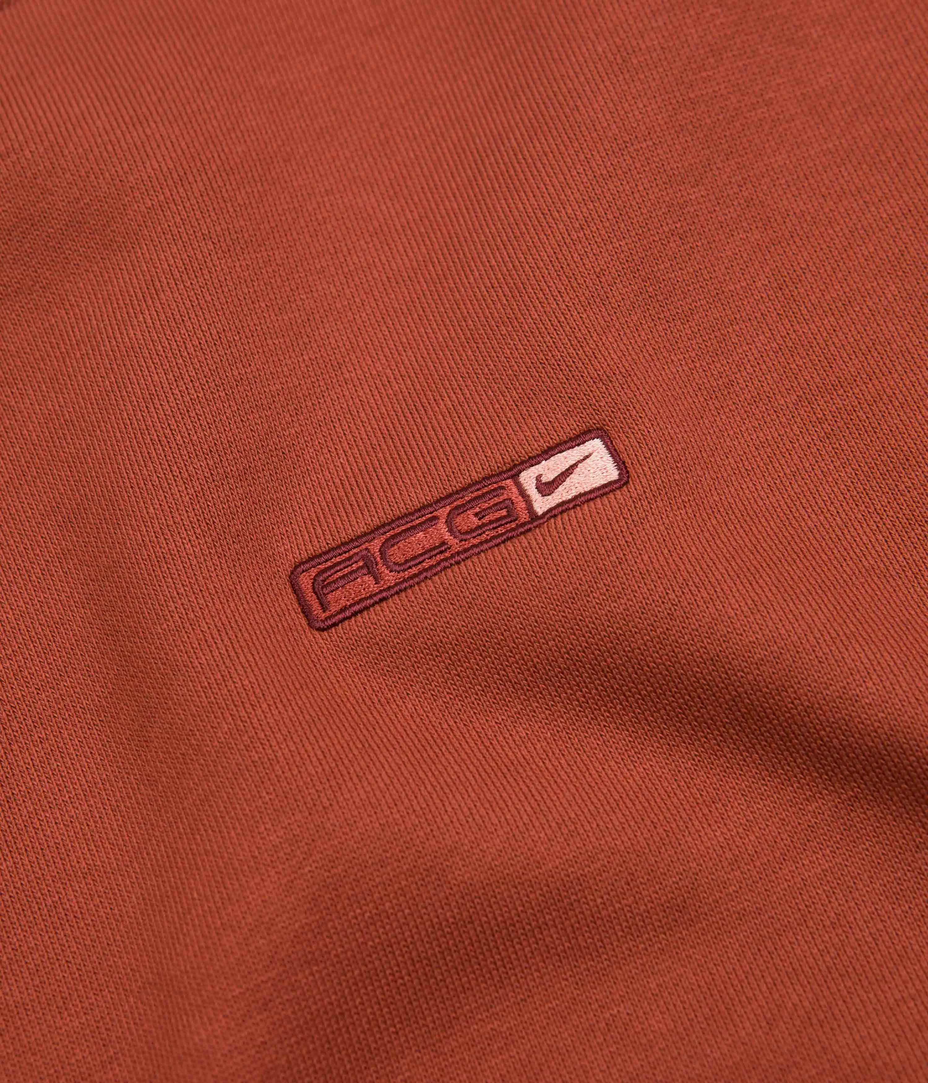 Nike ACG Fleece Crewneck Sweatshirt - Mars Stone / Light Madder Root / Oxen Brown