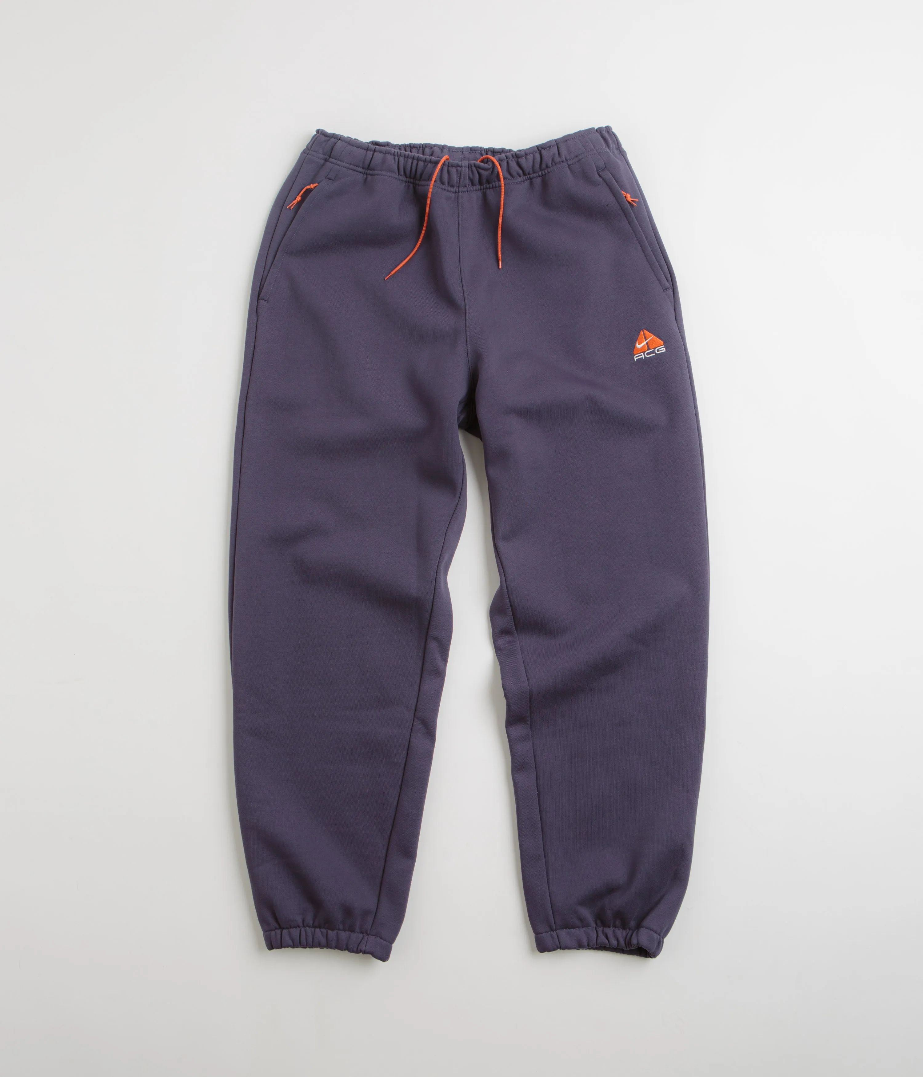 Nike ACG Tuff Fleece Lungs Pants - Dark Raisin / Safety Orange / Summit White: Best Deals 