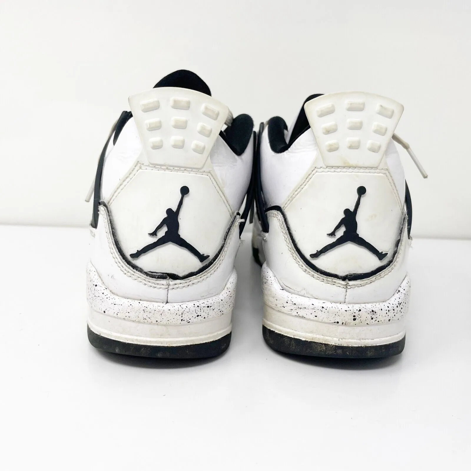 Nike Boys Air Jordan 4 DC4101-100 White Basketball Shoes Sneakers Size 6Y