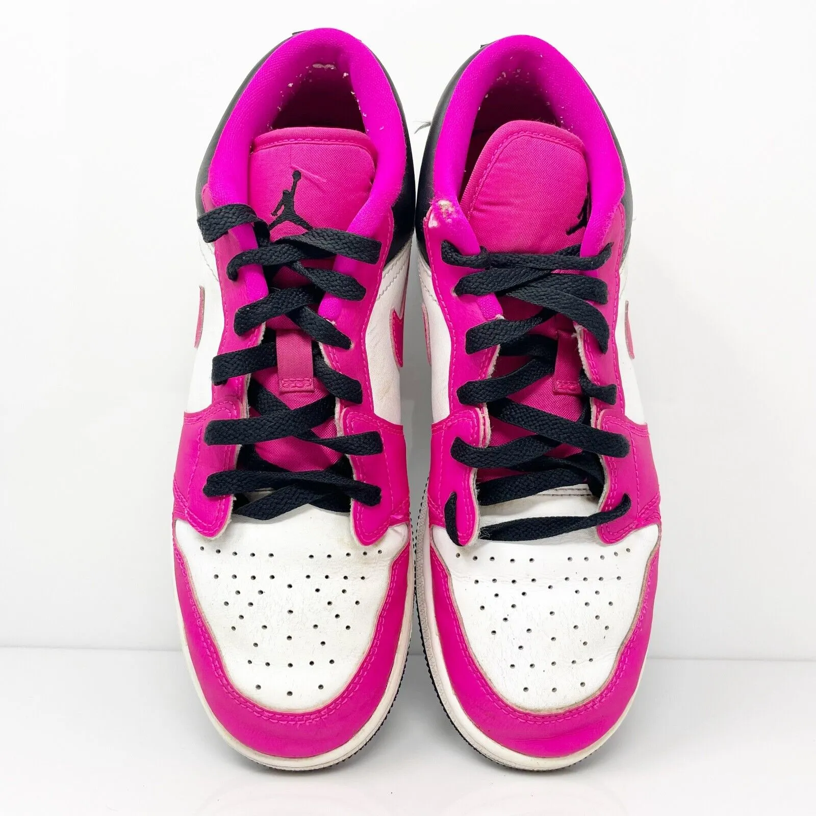 Nike Girls Air Jordan 1 Low DZ5365-601 Pink Basketball Shoes Sneakers Size 6Y