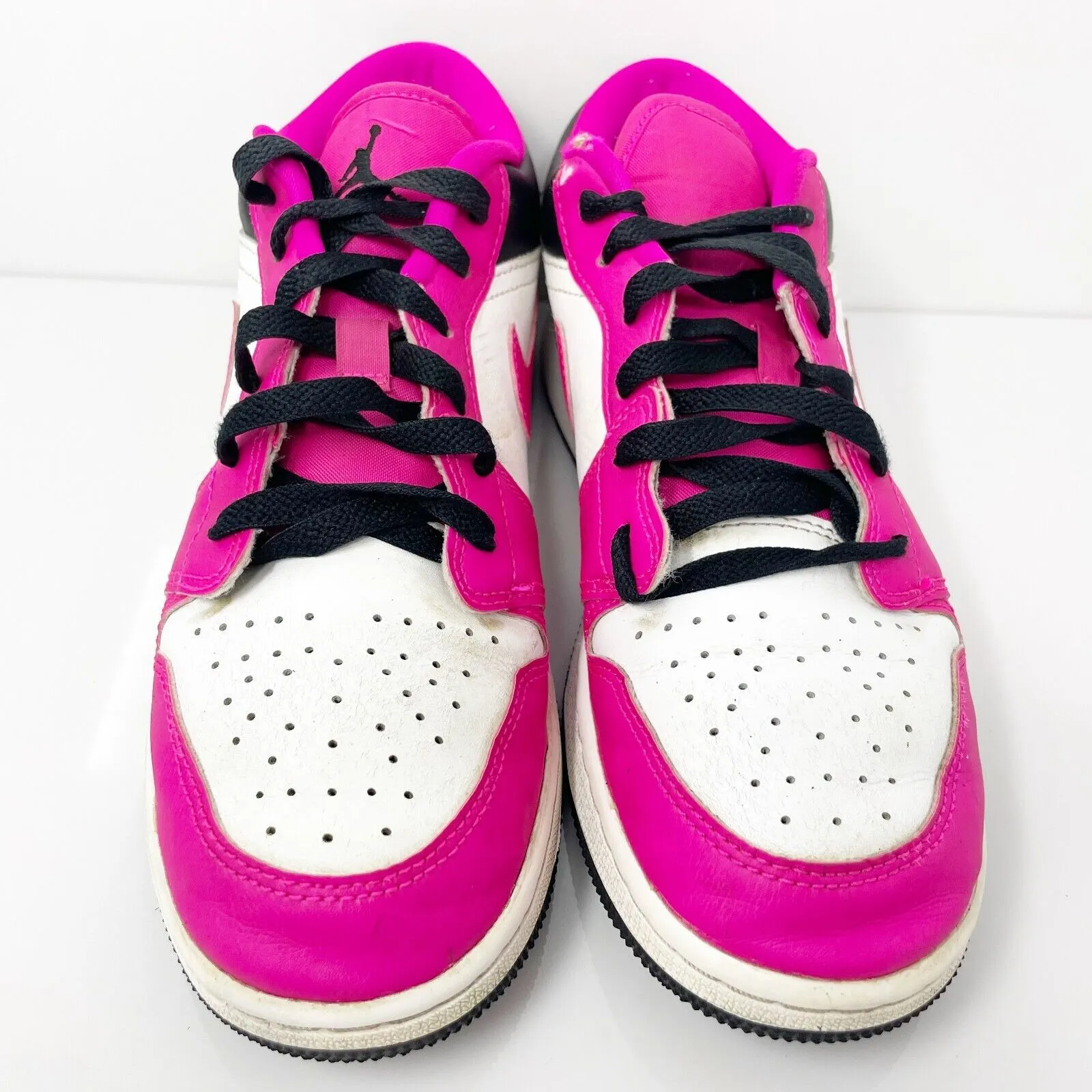 Nike Girls Air Jordan 1 Low DZ5365-601 Pink Basketball Shoes Sneakers Size 6Y